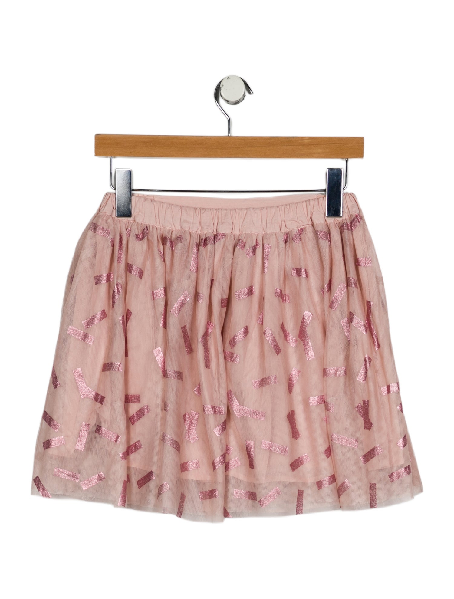 Stella McCartney Girls' Tulle Metallic Skirt