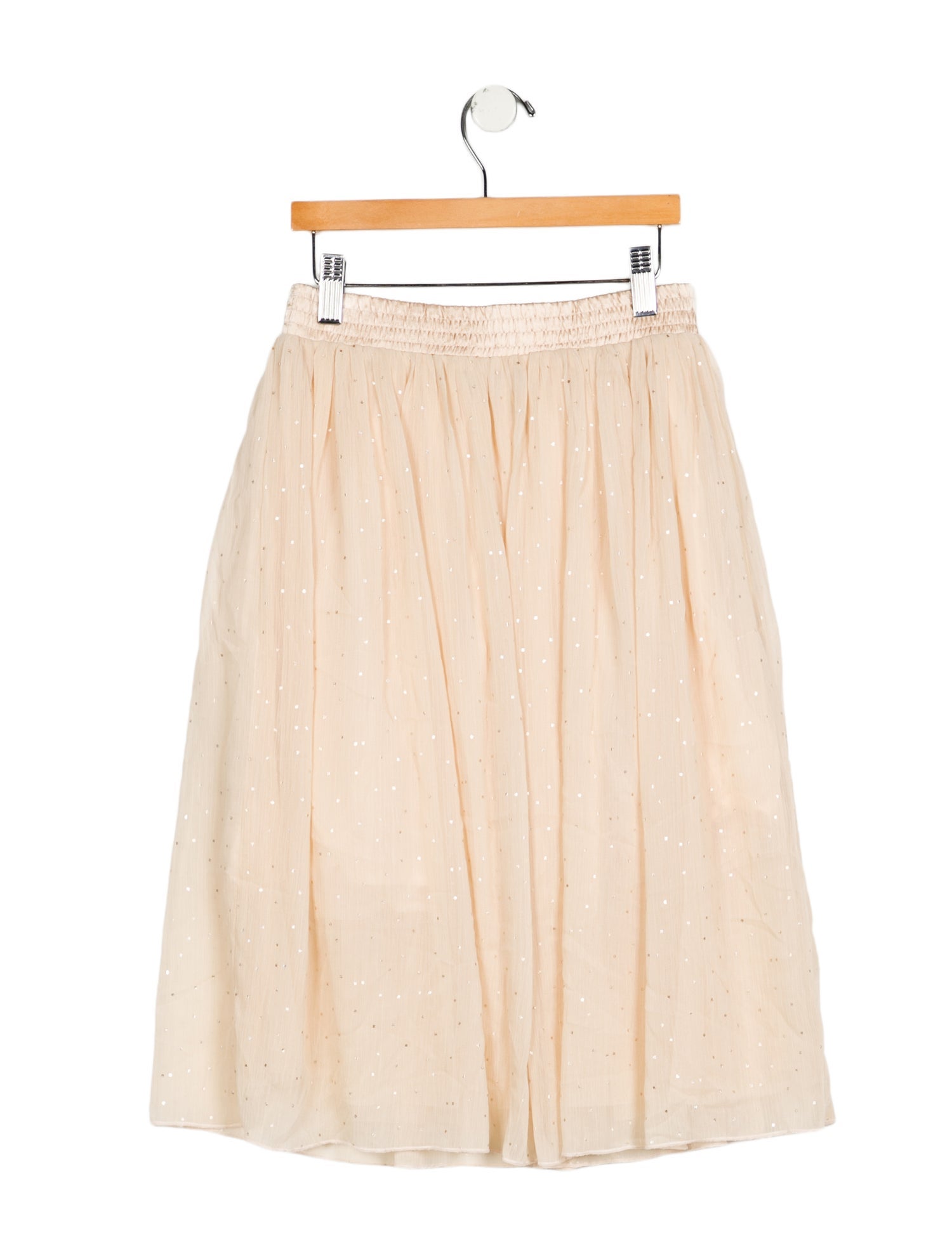 Stella McCartney Girls' Chiffon Metallic Skirt