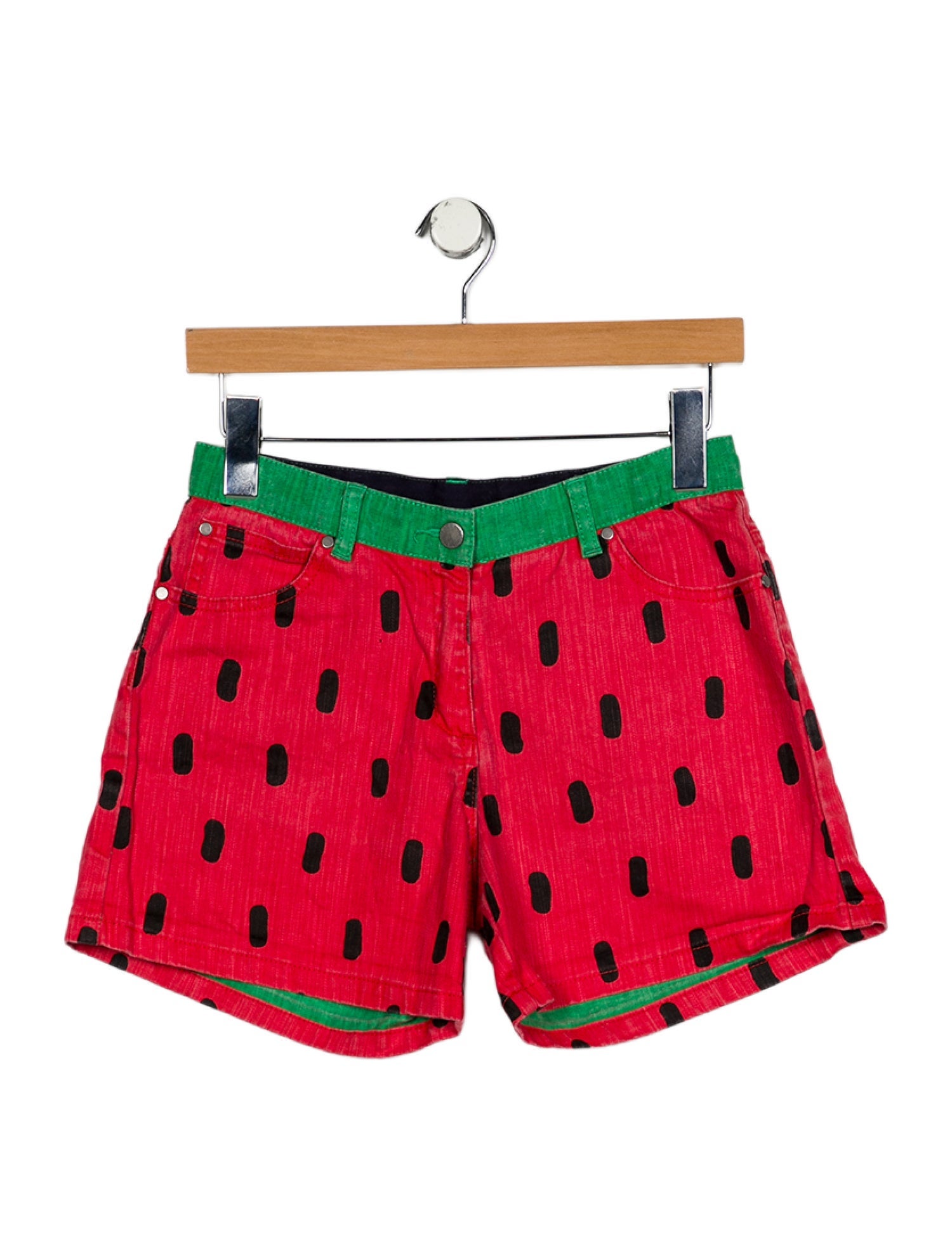 Stella McCartney Girls' Denim Print Shorts