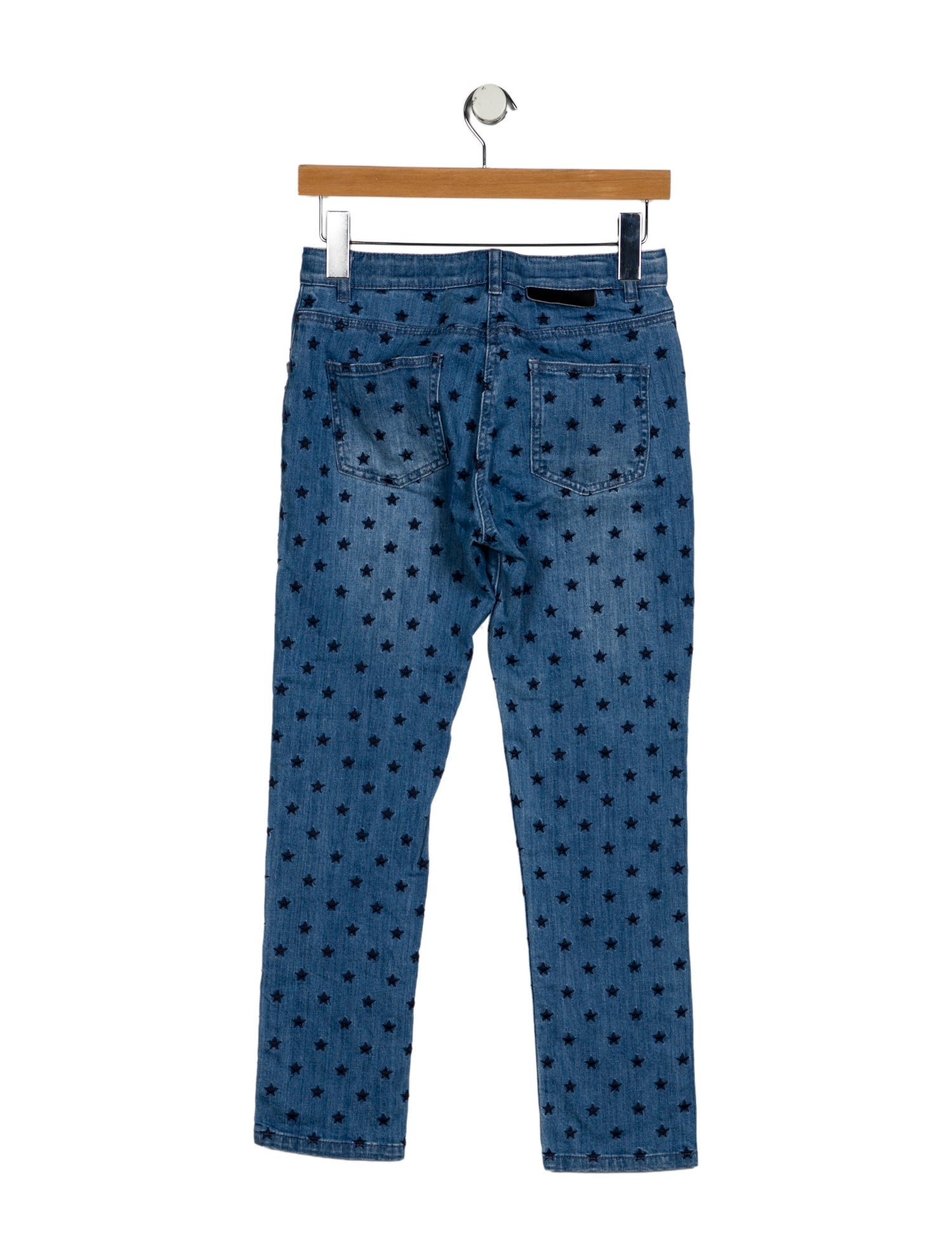 Stella McCartney Girls' Denim Embroidered Pants