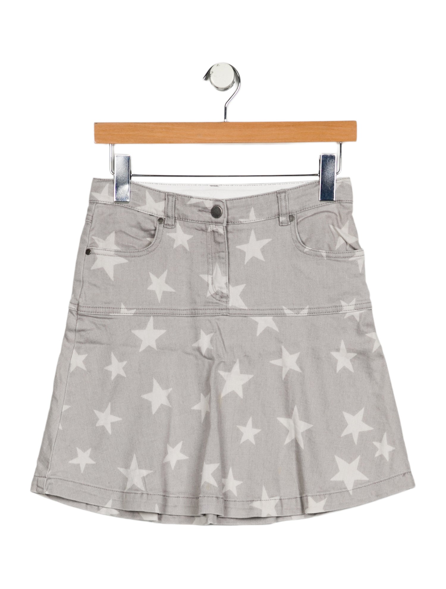 Stella McCartney Girls' Denim Print Skirt