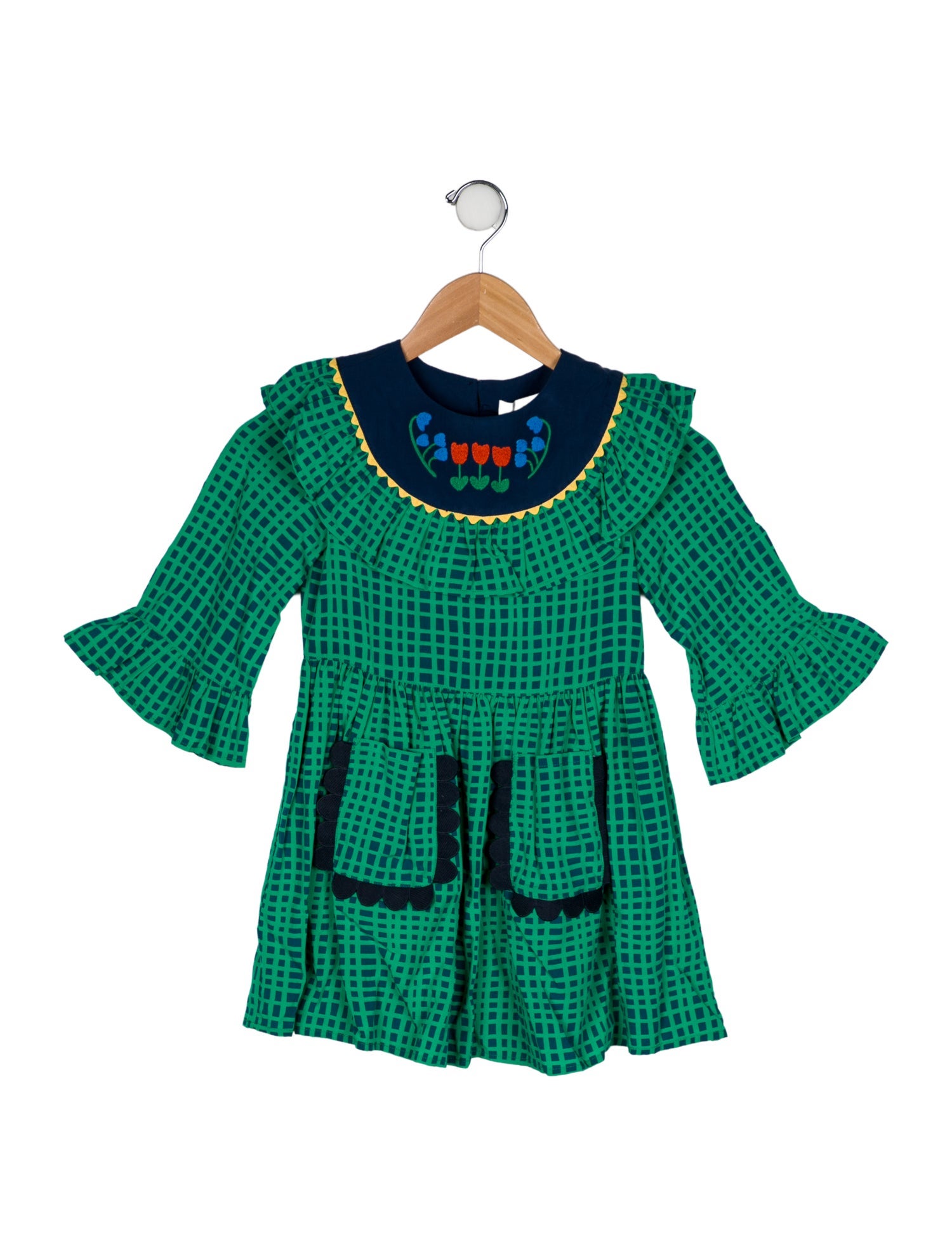 Stella McCartney Girls' Pattern Printed Long Sleeve Dress