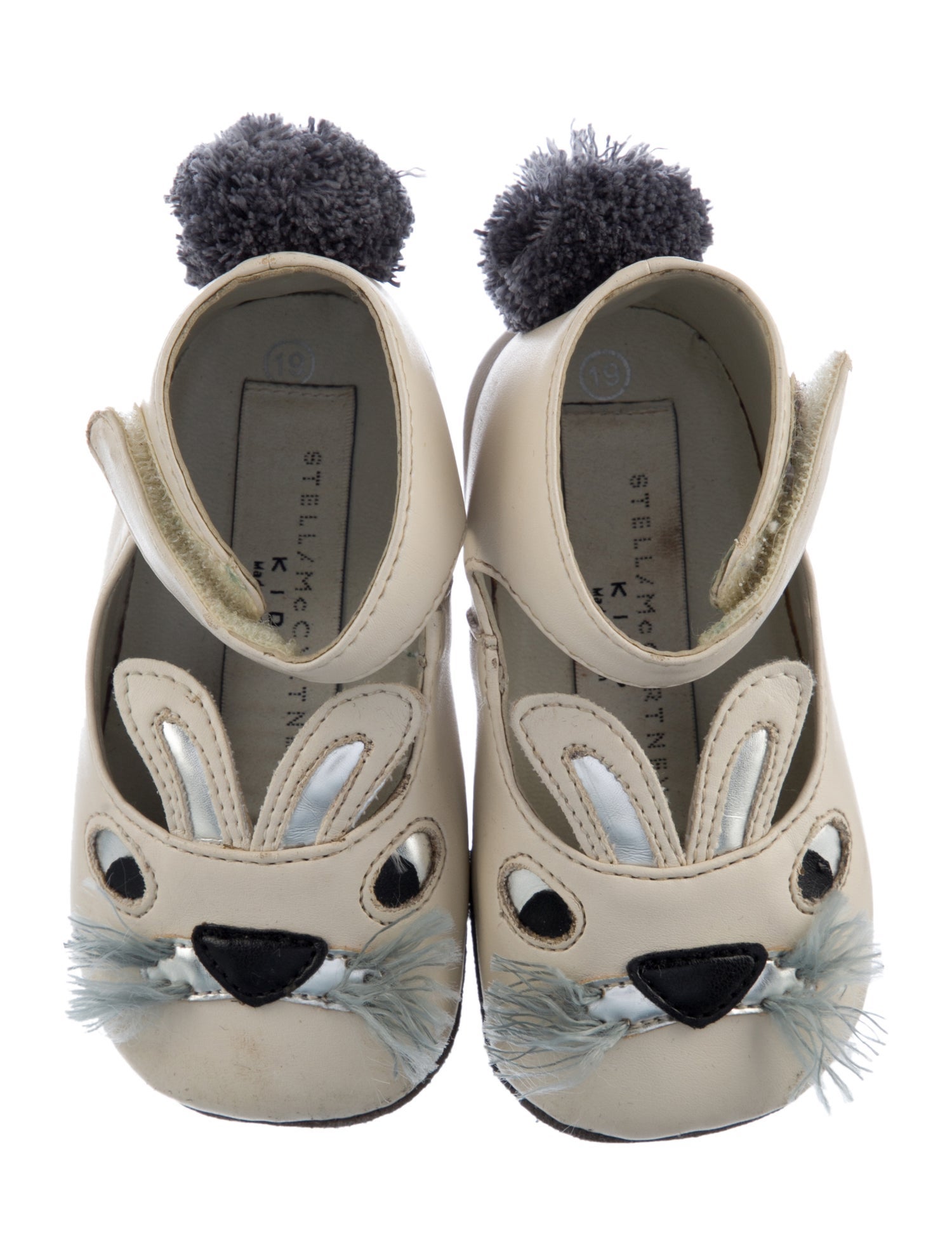 Stella McCartney Infants Vegan Leather Bunny Shoes