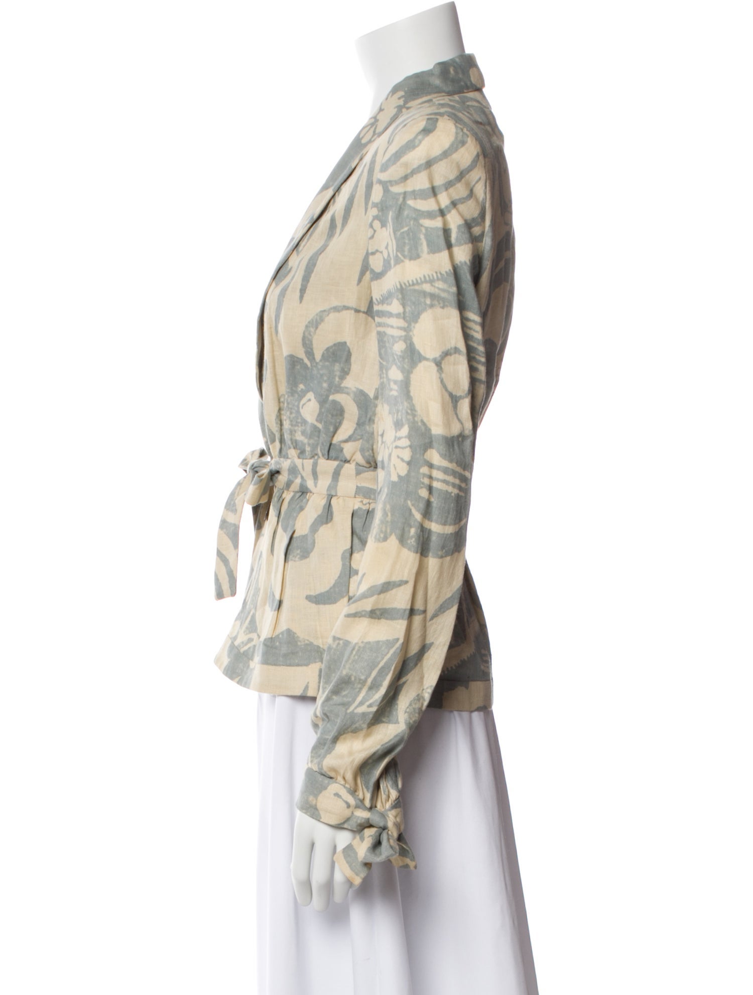 Stella McCartney Linen Printed Blazer