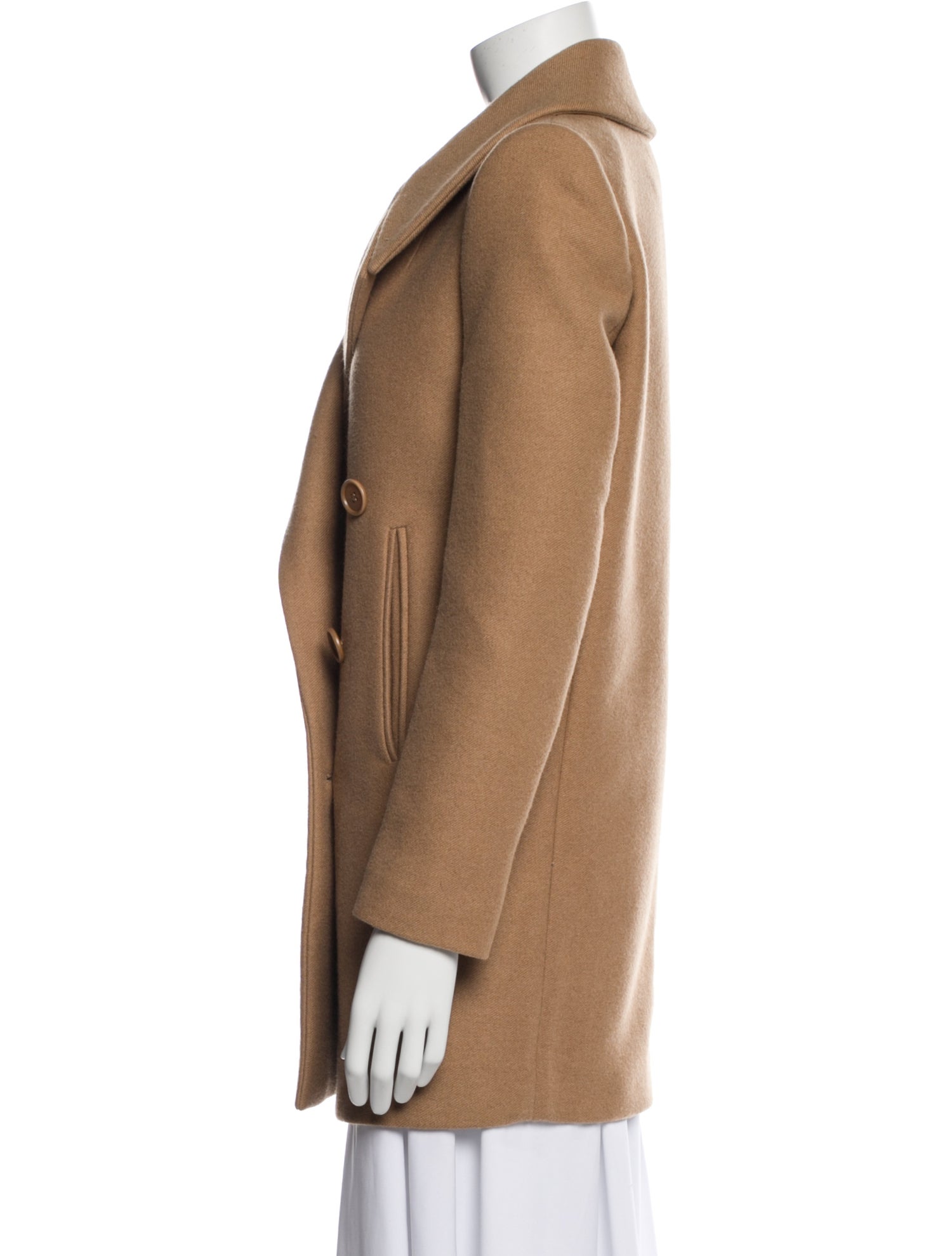 Stella McCartney Camel Hair Peacoat