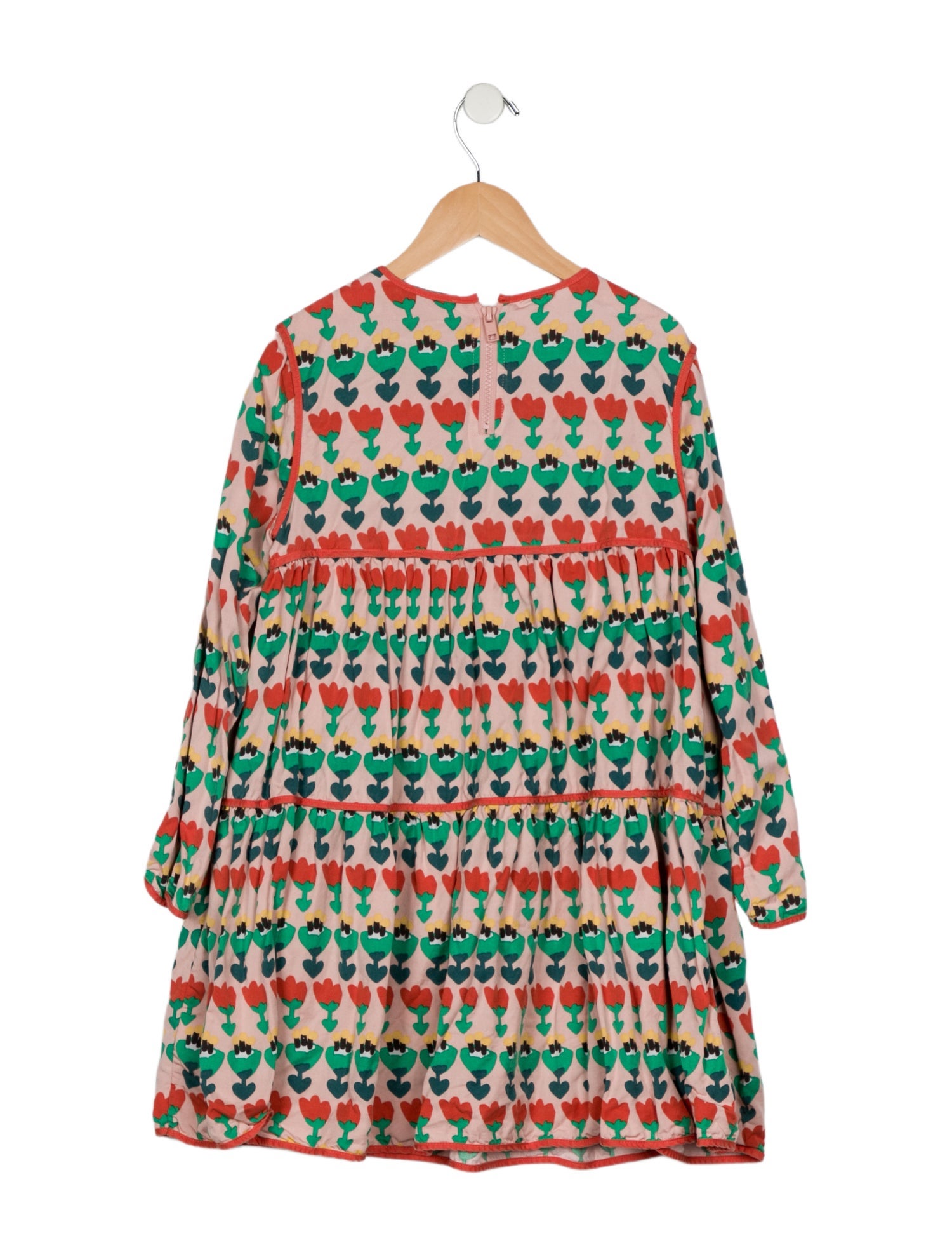 Stella McCartney Girls' Patterned Long-Sleeve Dress