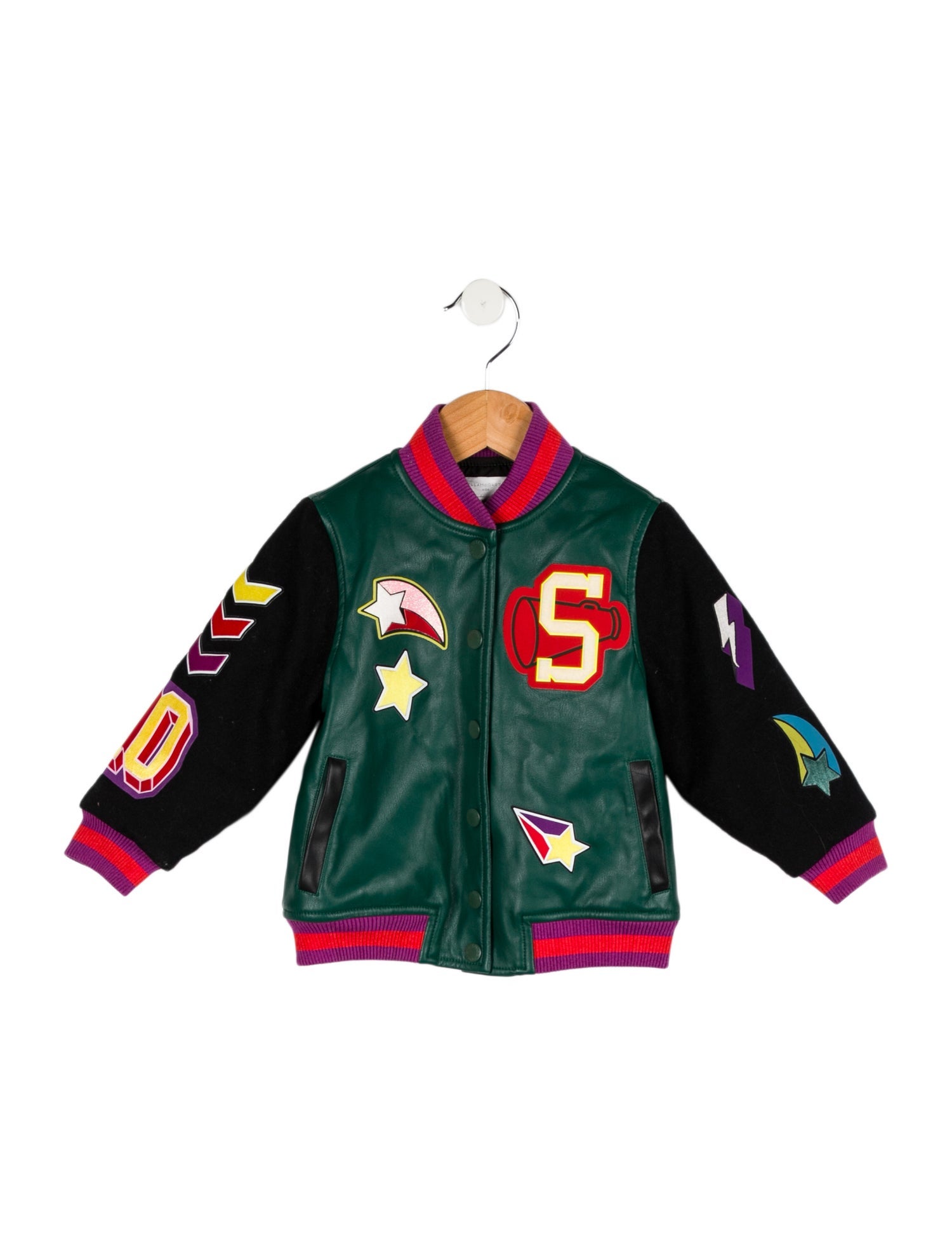 Stella McCartney Toddler Girls' Graphic Varsity Jacket