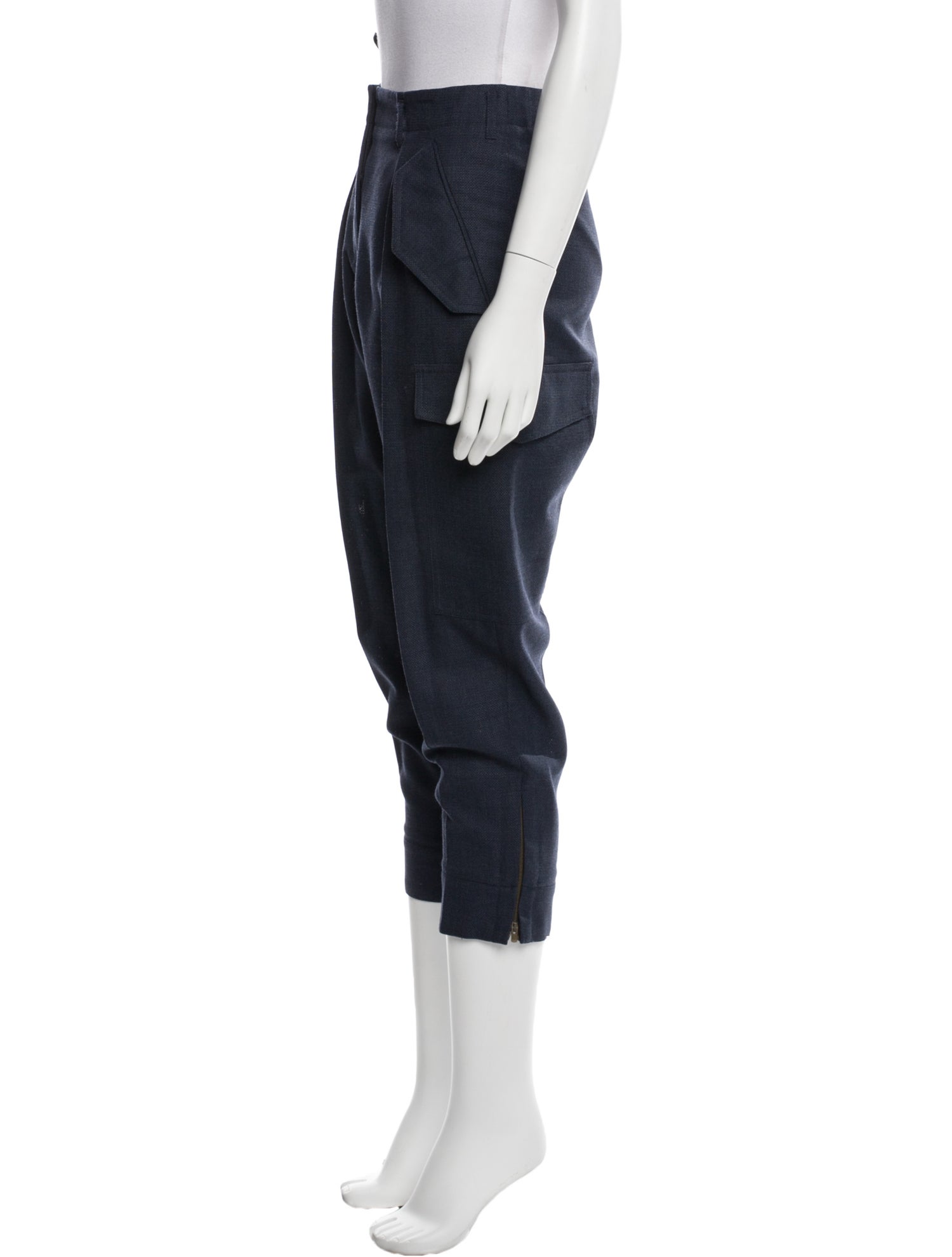 Stella McCartney Wool Straight Leg Pants