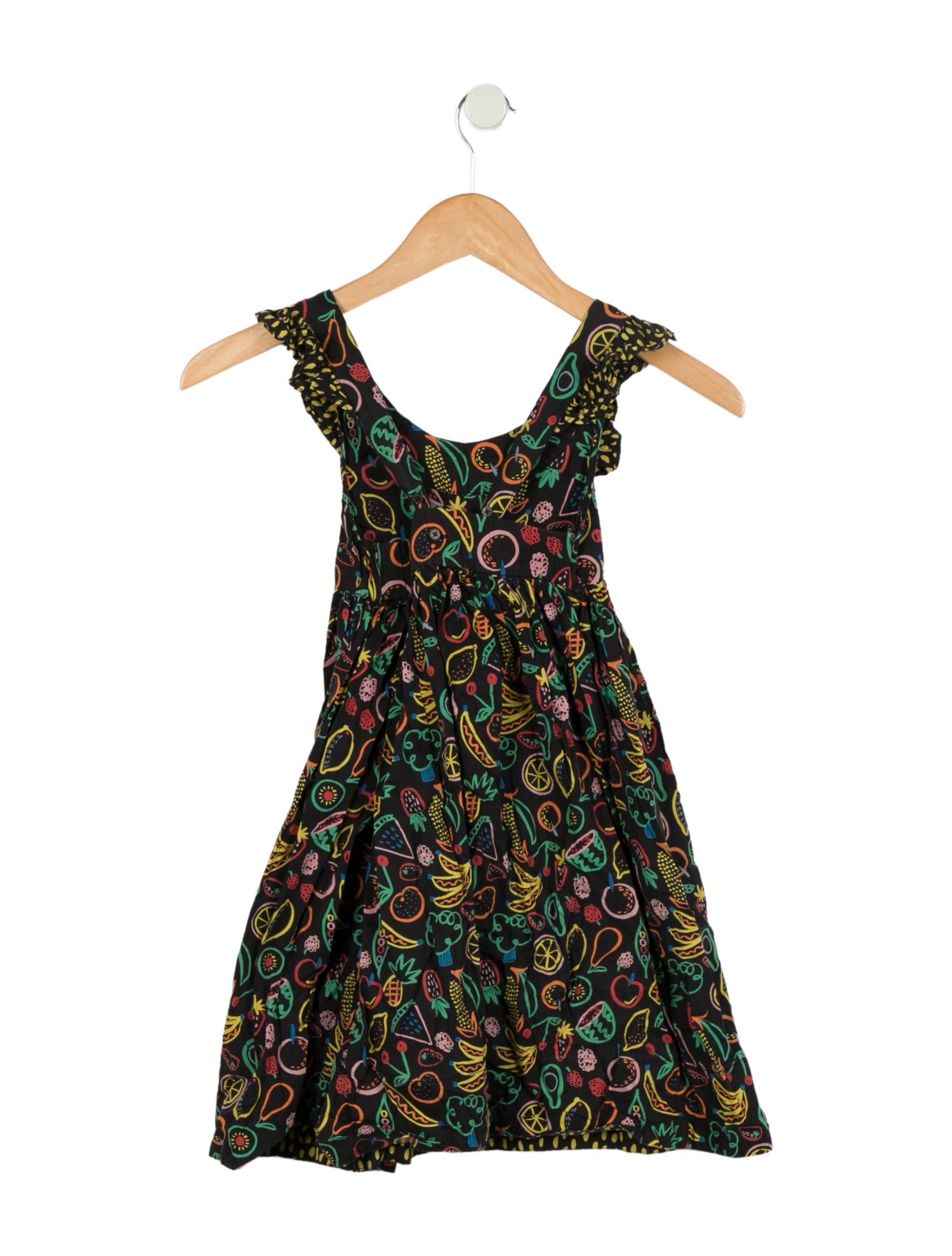 Stella McCartney Kids Girls' Black Printed Sundress