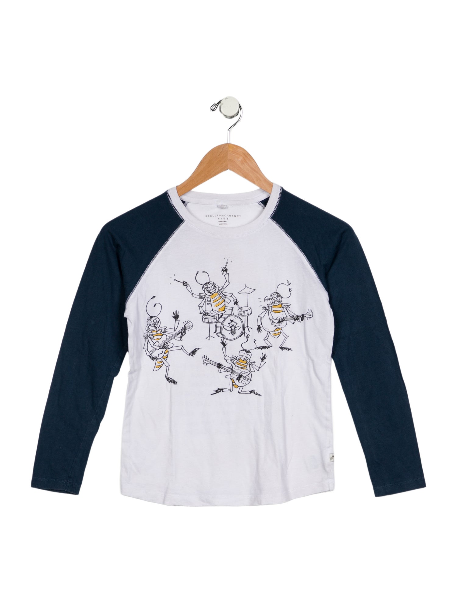 Stella McCartney kid's boys pattern print long sleeve shirt