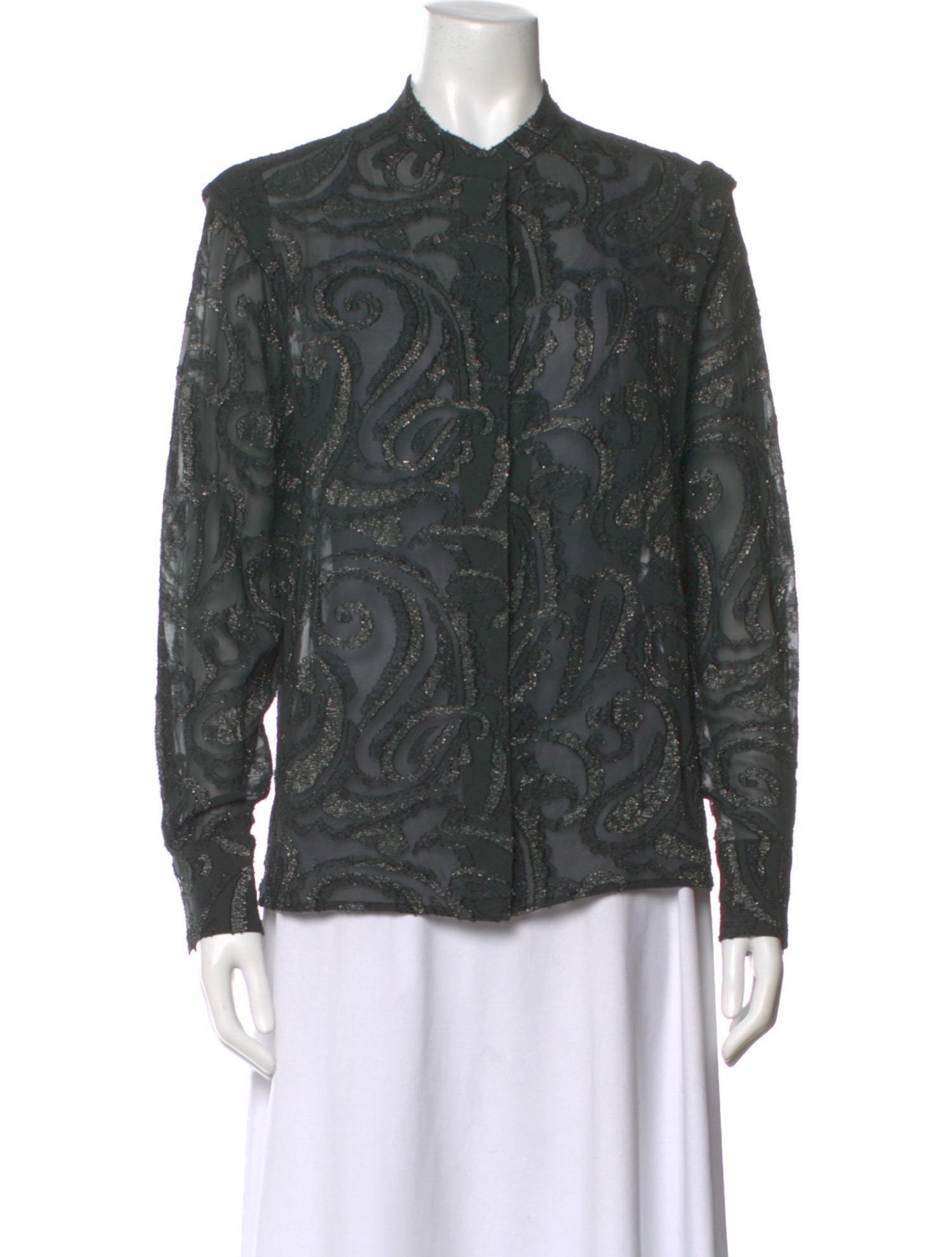 Stella McCartney Silk Paisley Print Blouse