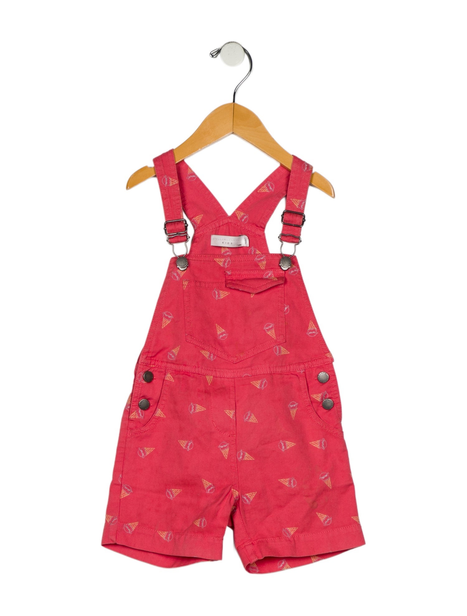 Stella McCartney Toddler Girls' Embroidered Overalls
