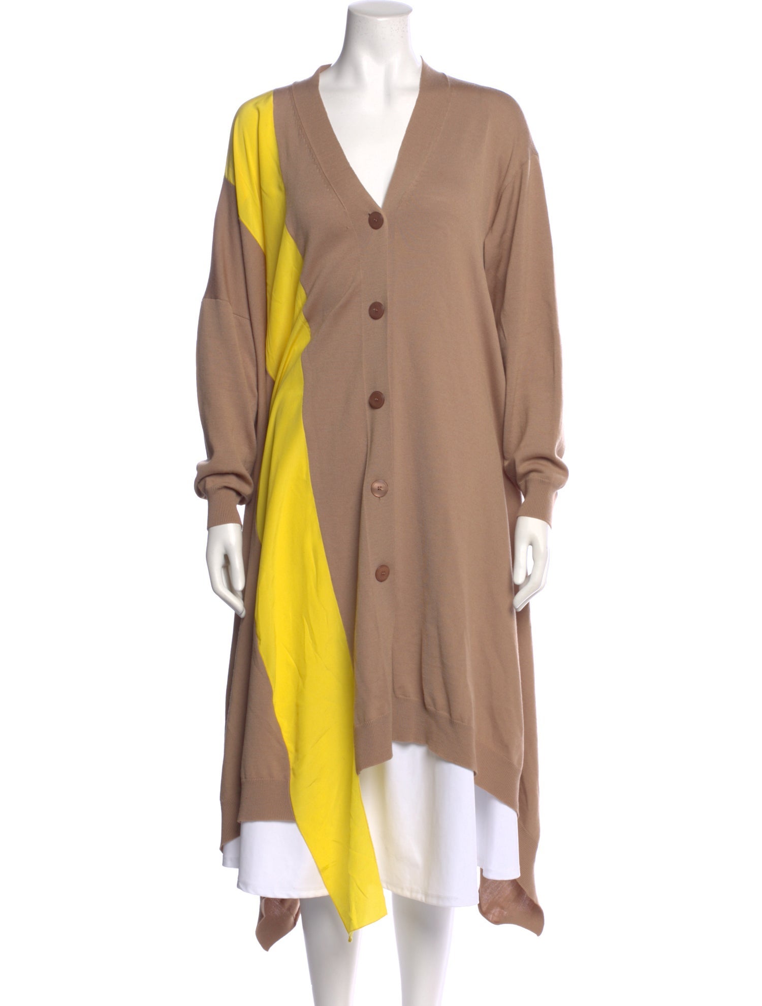 Stella McCartney Virgin Wool Colorblock Pattern Sweater