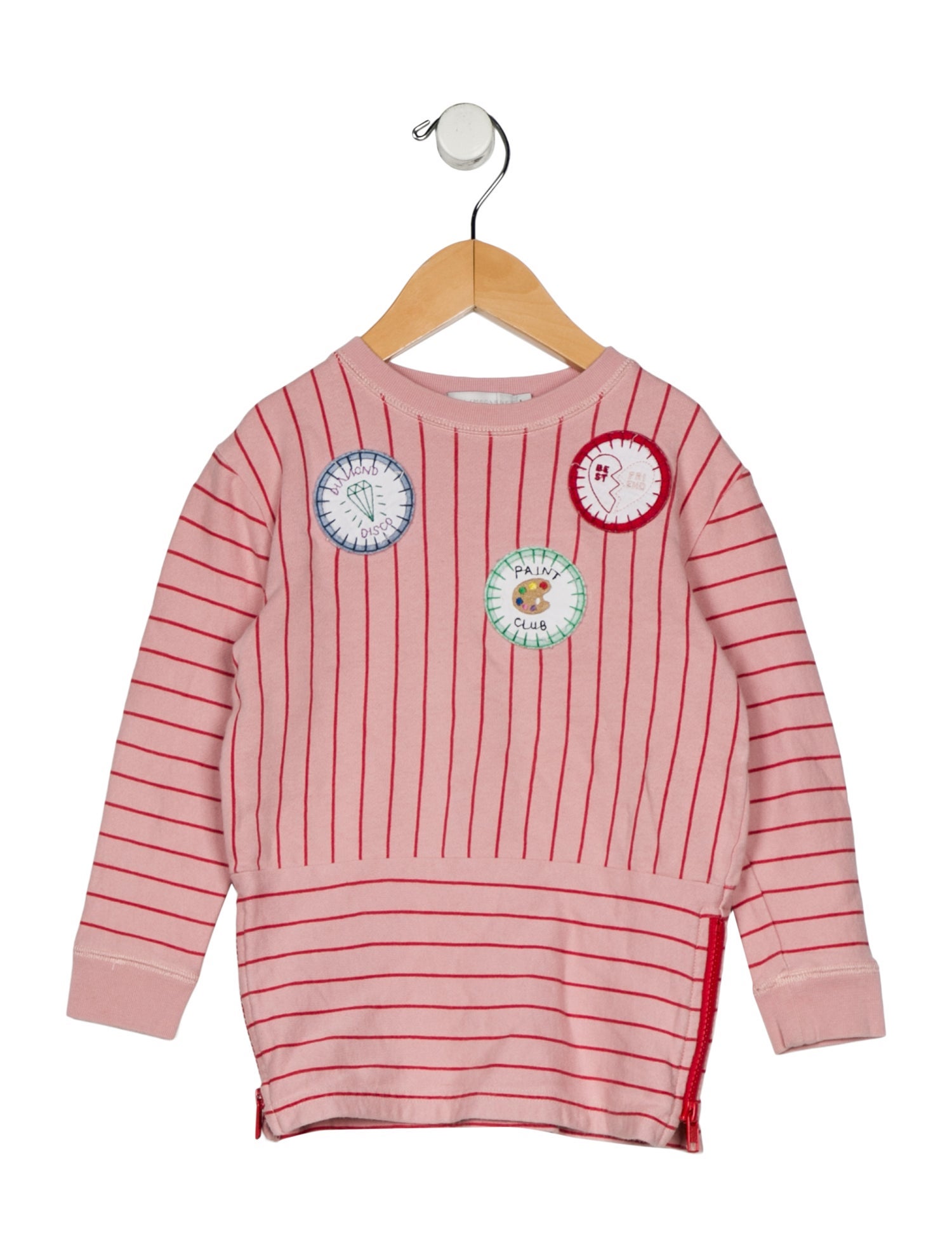 Stella McCartney Toddler Girls' Striped Long-Sleeve Shirt