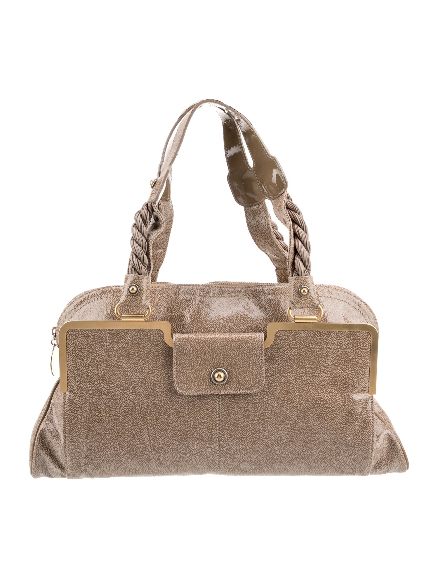 Stella McCartney Vegetarian Leather Top Handle Bag