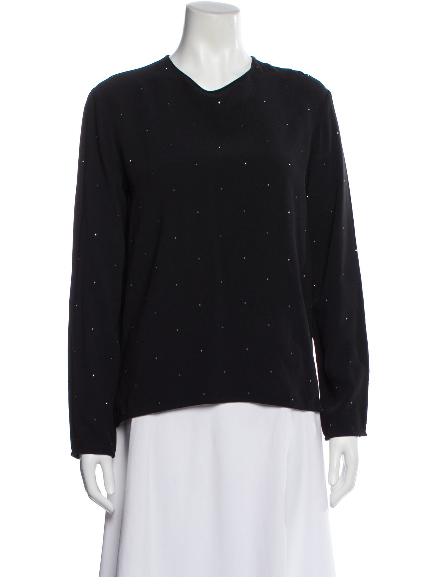 Stella McCartney V-Neck Long Sleeve Top