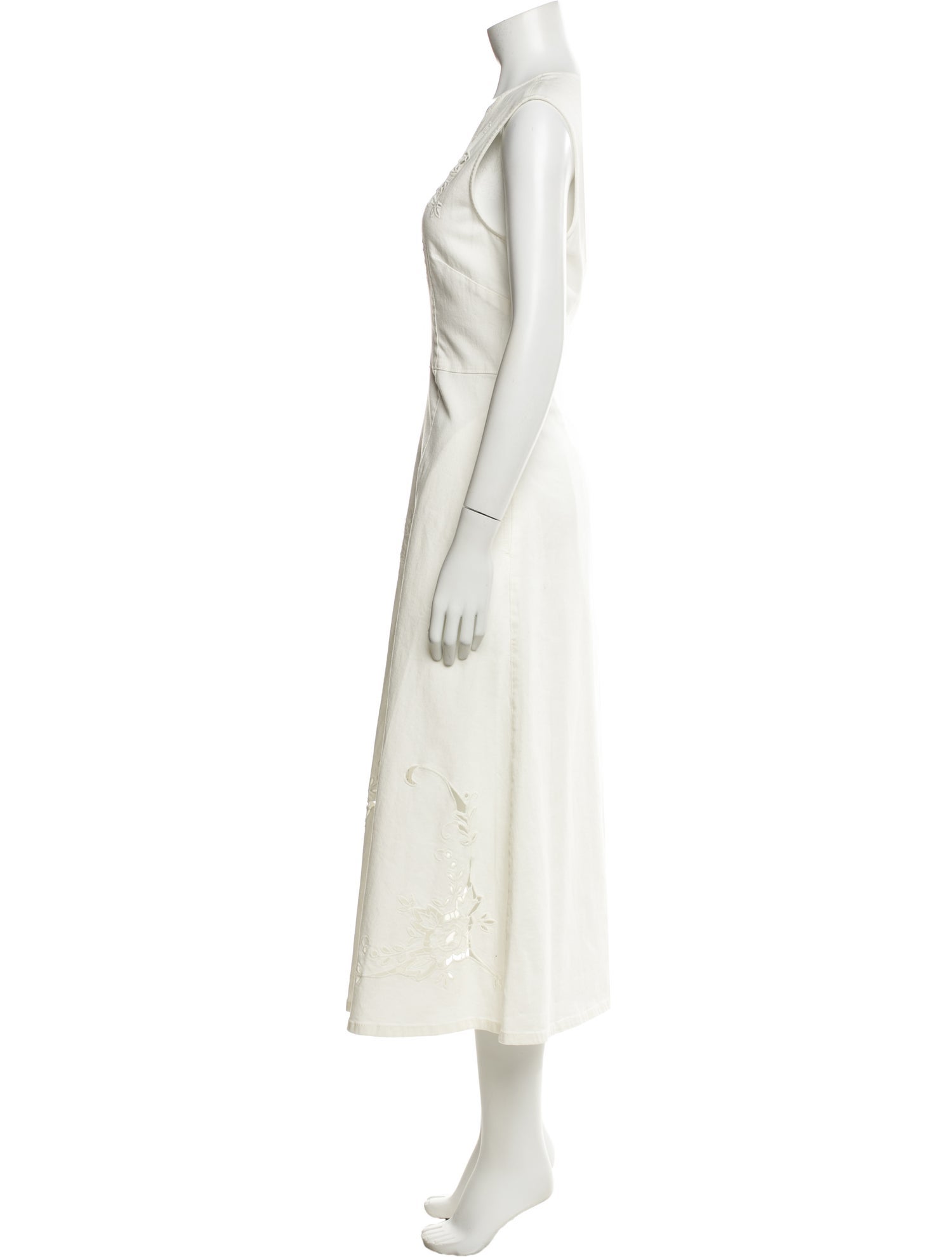 Stella McCartney V-Neck Long Dress