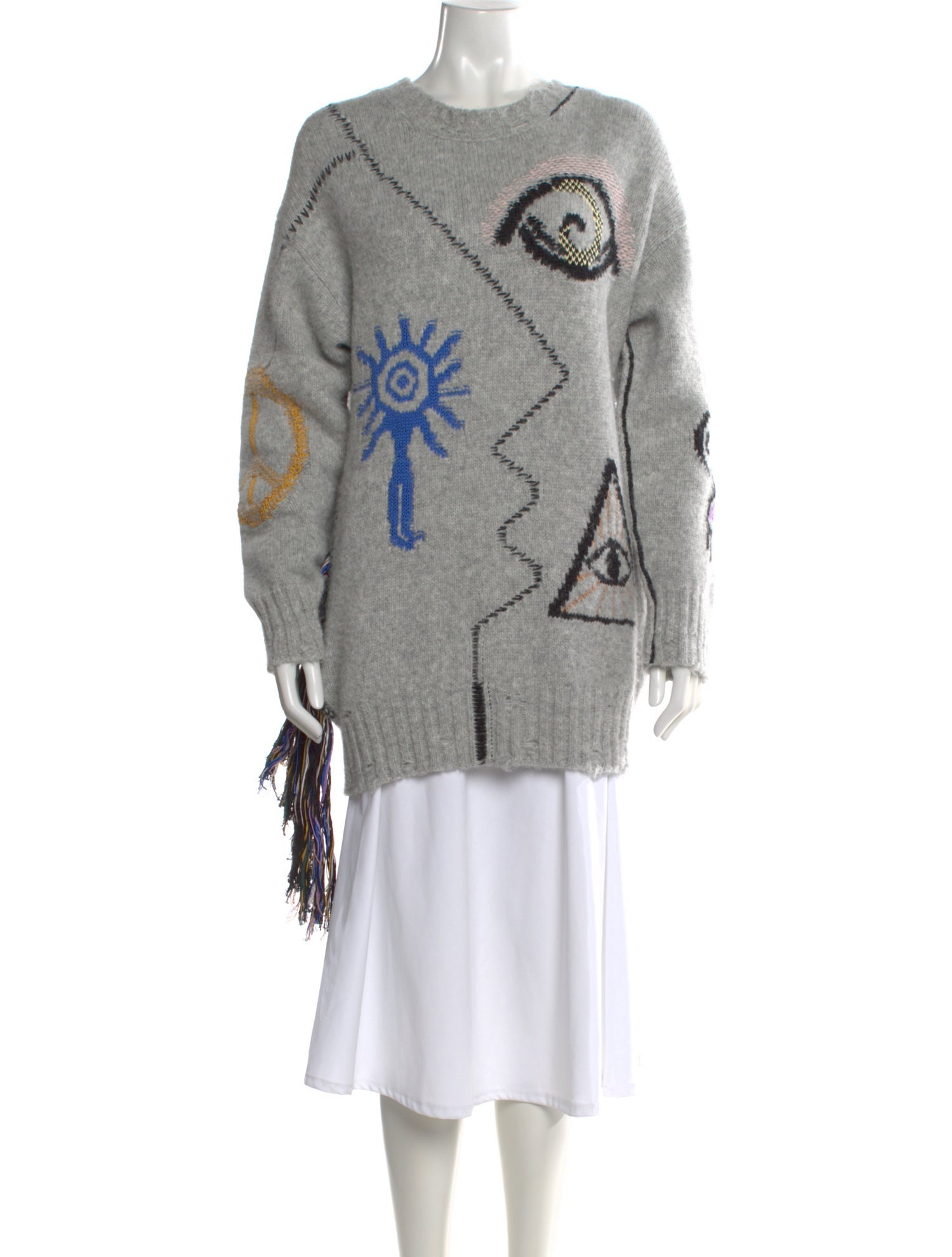 Stella McCartney Alpaca Printed Sweater