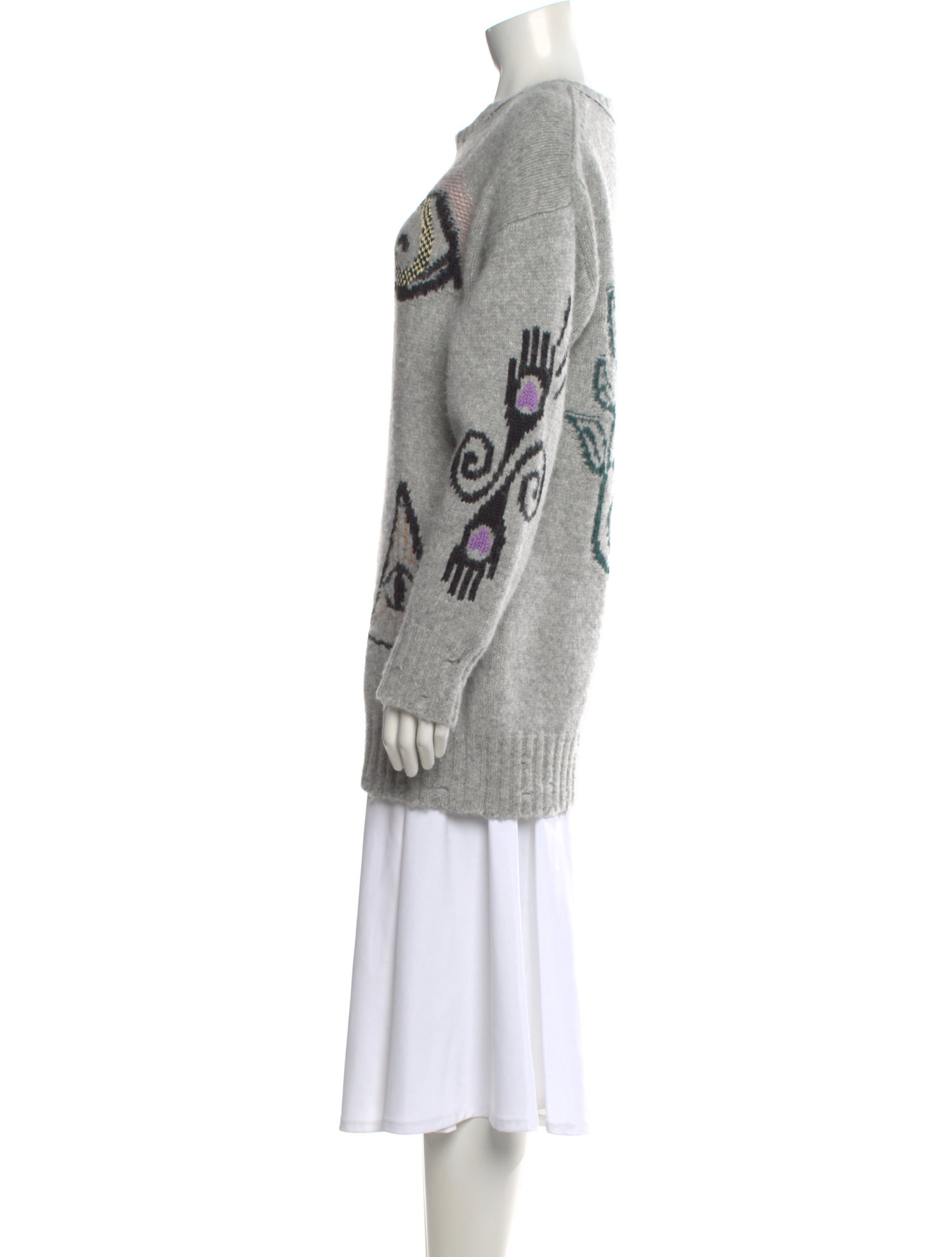 Stella McCartney Alpaca Printed Sweater