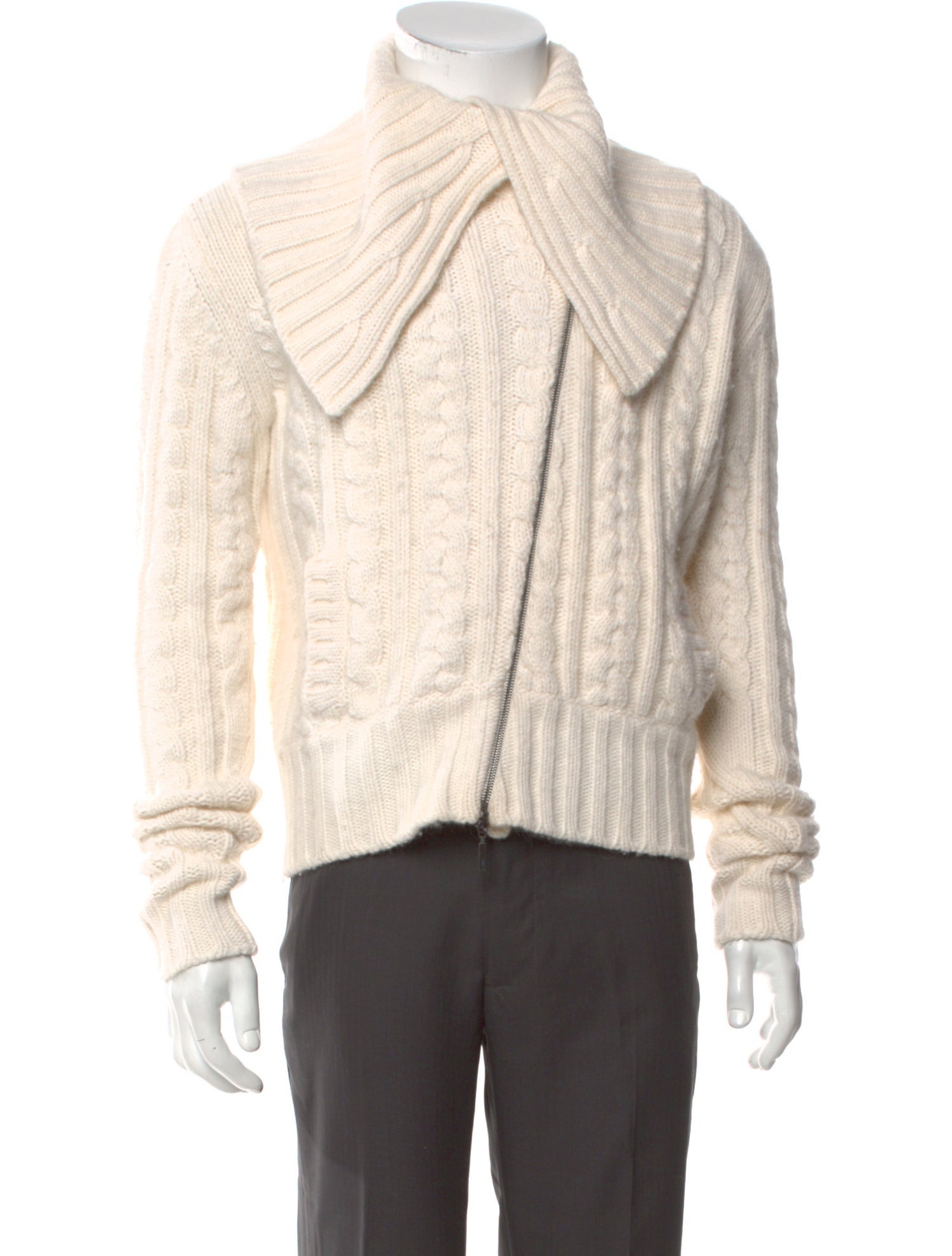 Stella McCartney Virgin Wool Turtleneck Cardigan