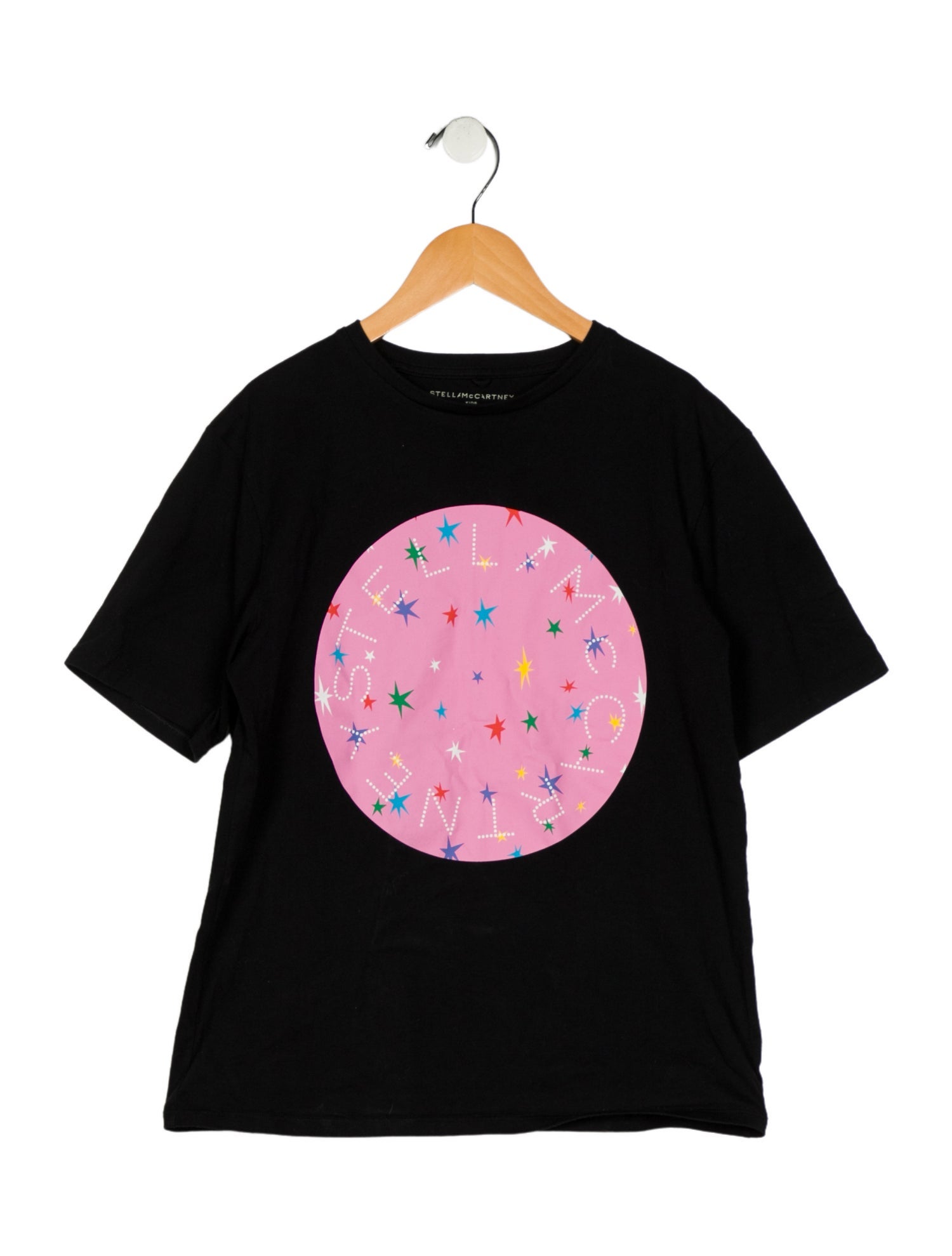 Stella McCartney kids girls pattern print short sleeve shirt