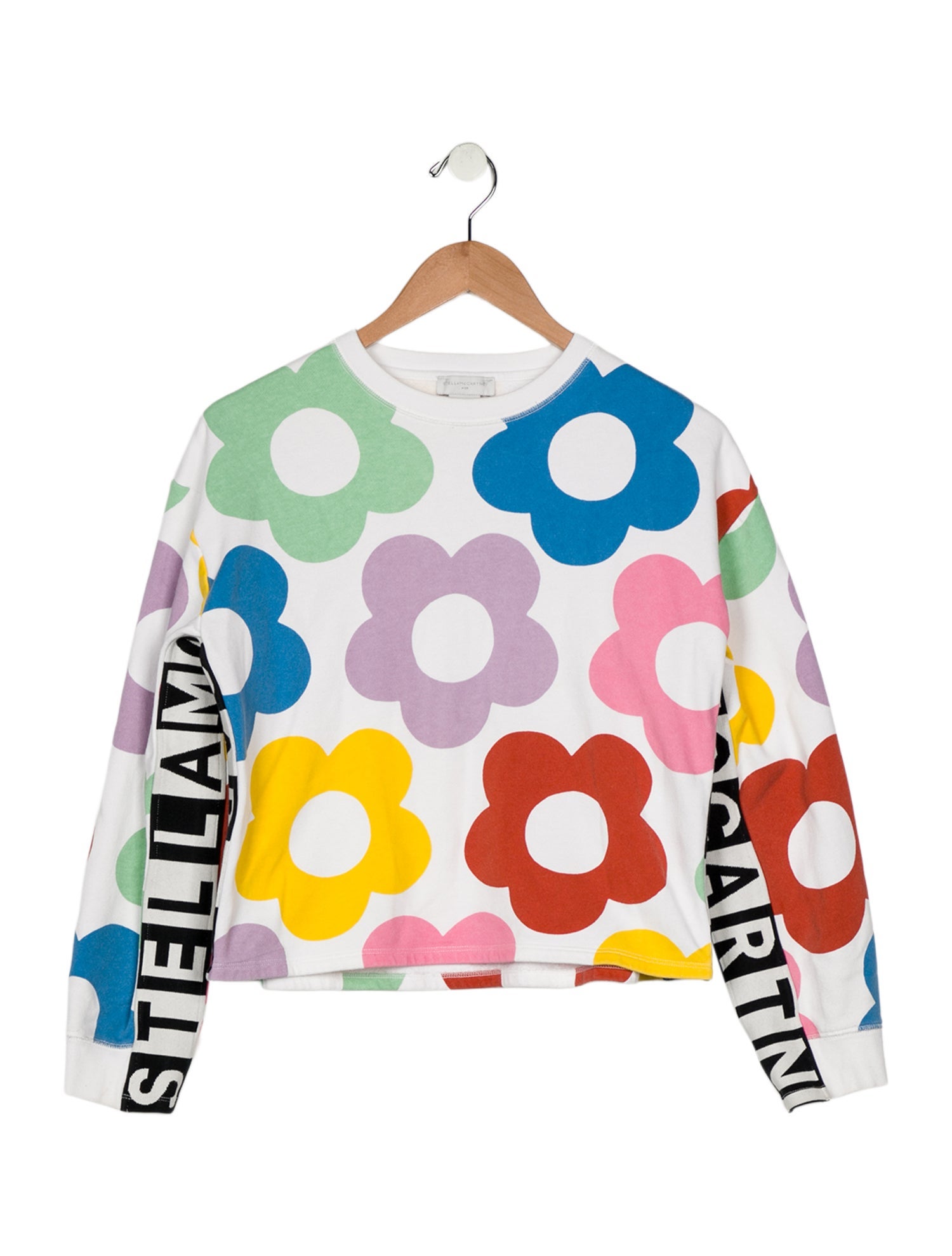 Stella McCartney kid's girls pattern print long sleeve sweater