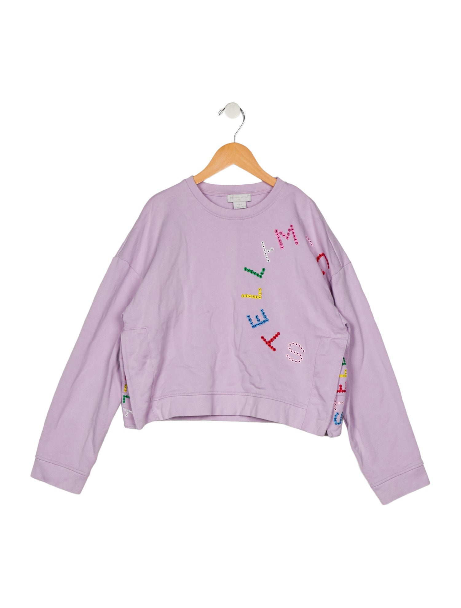 Stella McCartney kids girls pattern print sweater