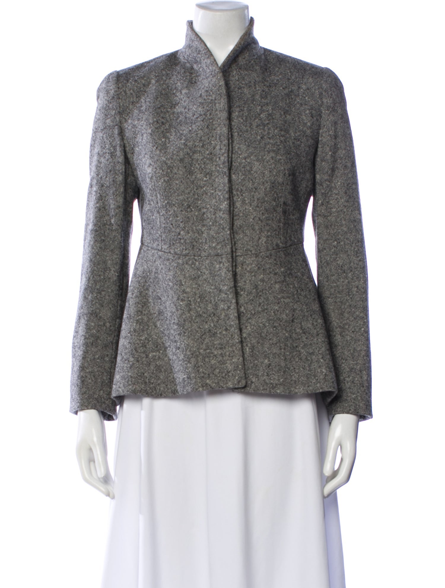 Stella McCartney Wool Tweed Pattern Blazer