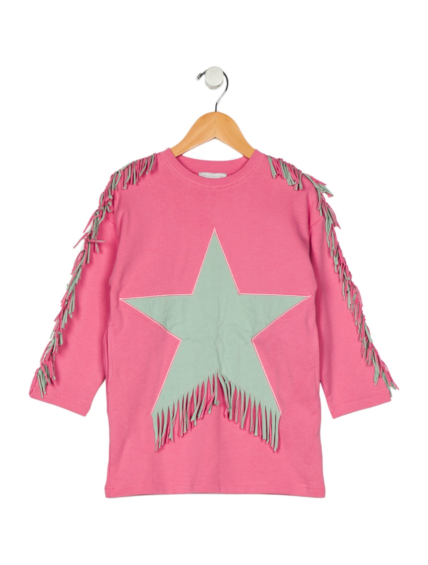 Stella McCartney Toddler Girls' Star Embroidered Fringe Tee