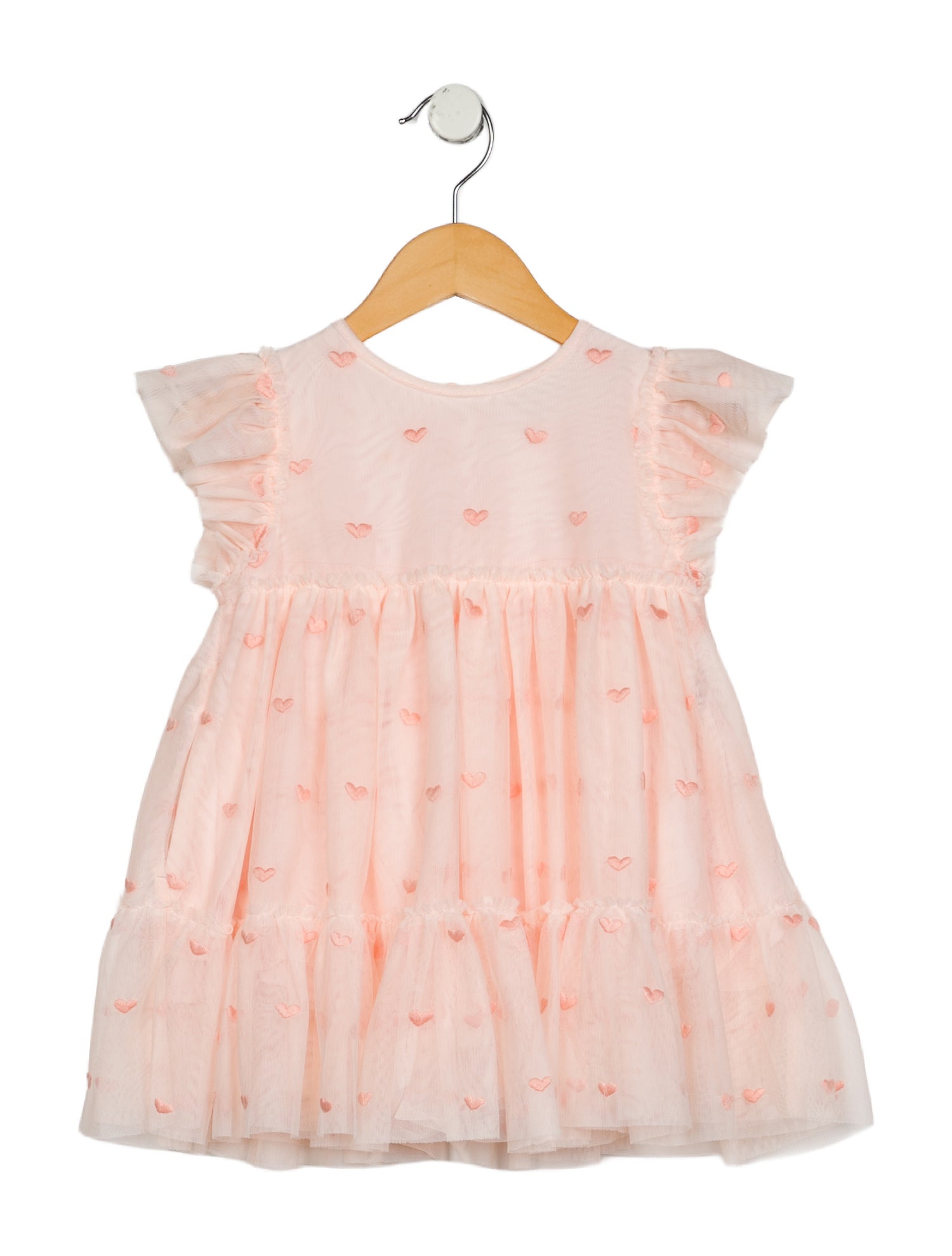 Stella McCartney Toddler Girls Ruffle Embellished Pattern Printed Dress