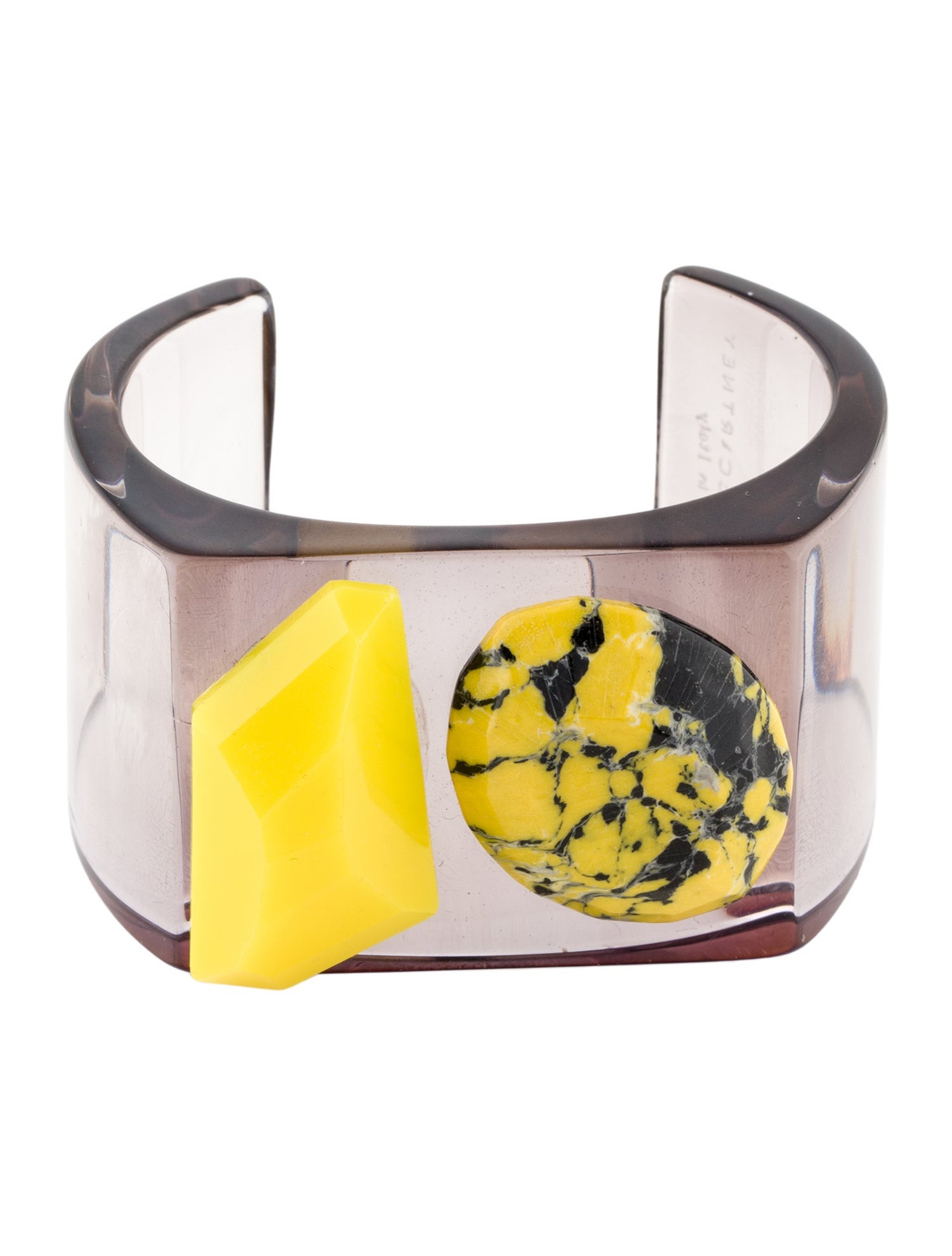 Stella McCartney Acrylic & Resin Cuff Bracelet