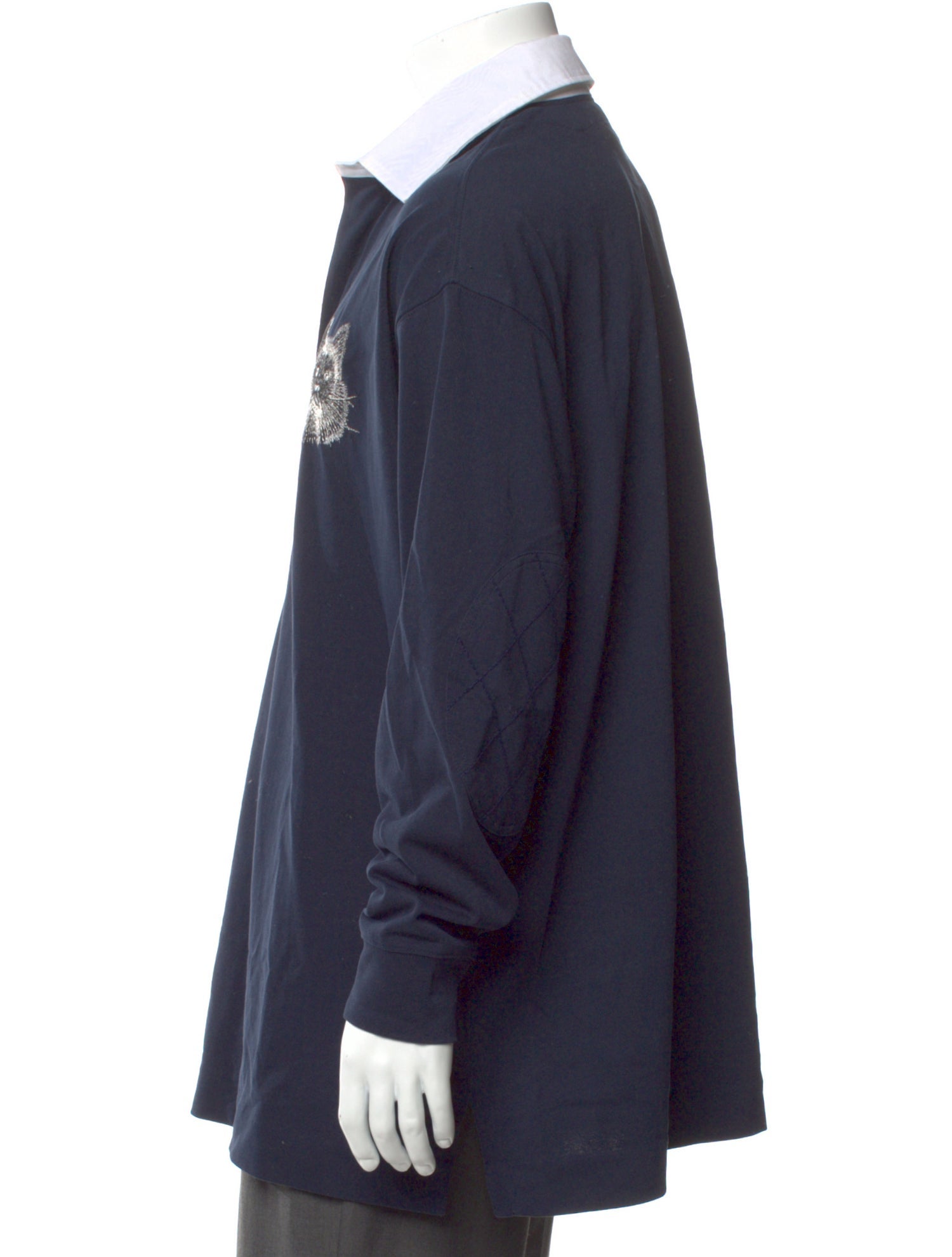 Stella McCartney Graphic Print V-Neck Polo Shirt