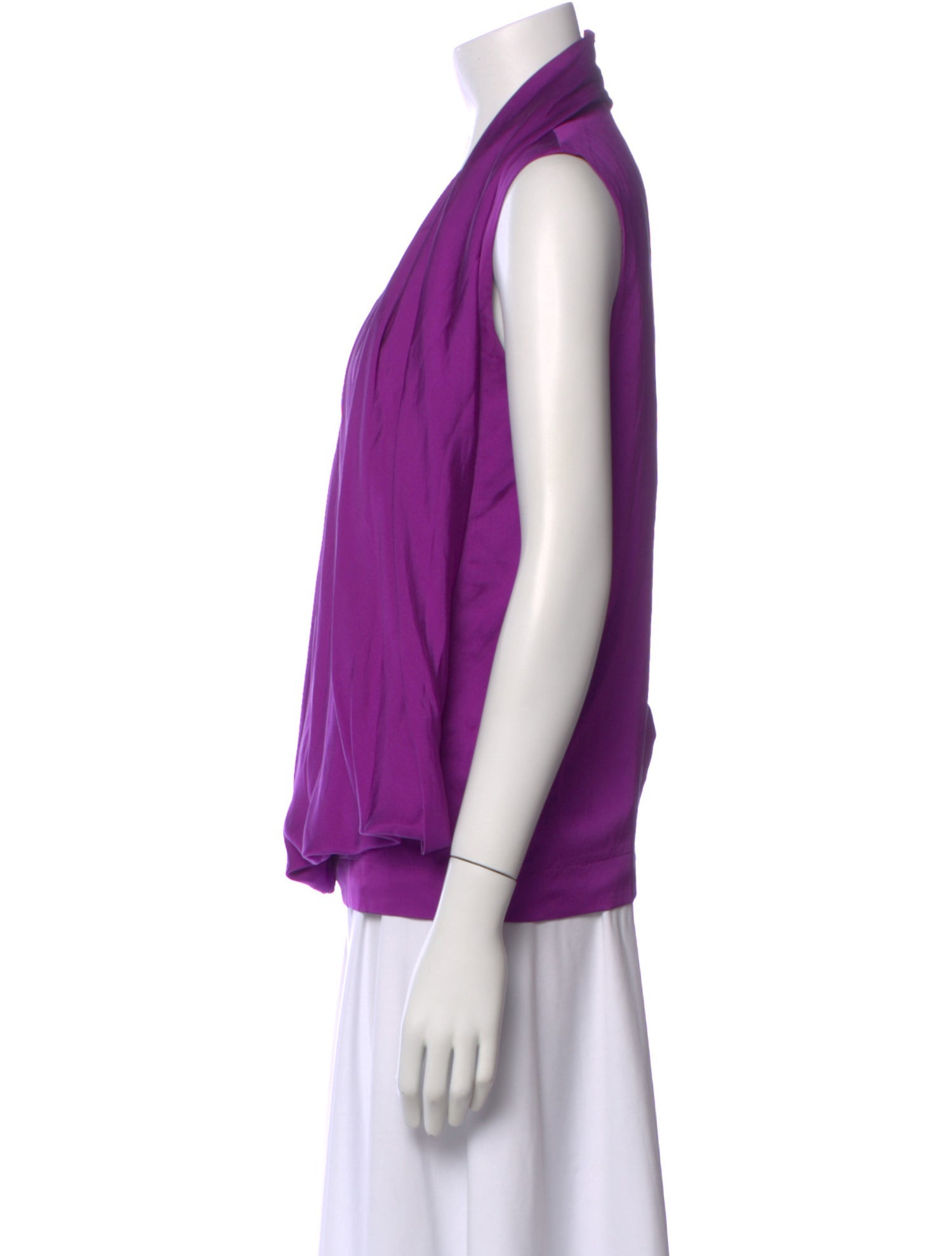 Stella McCartney Silk V-Neck Top