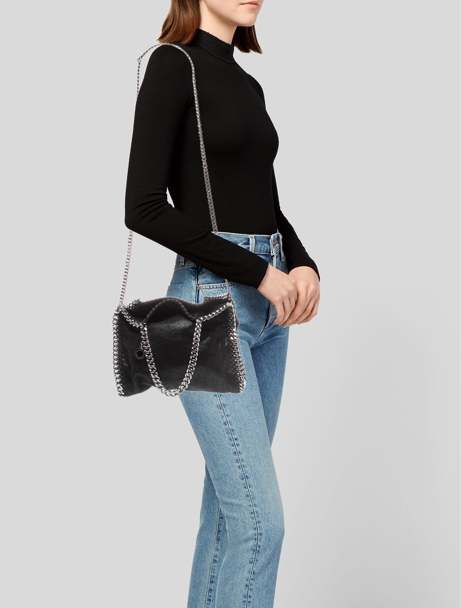 Stella McCartney Vegan Suede Shoulder Bag