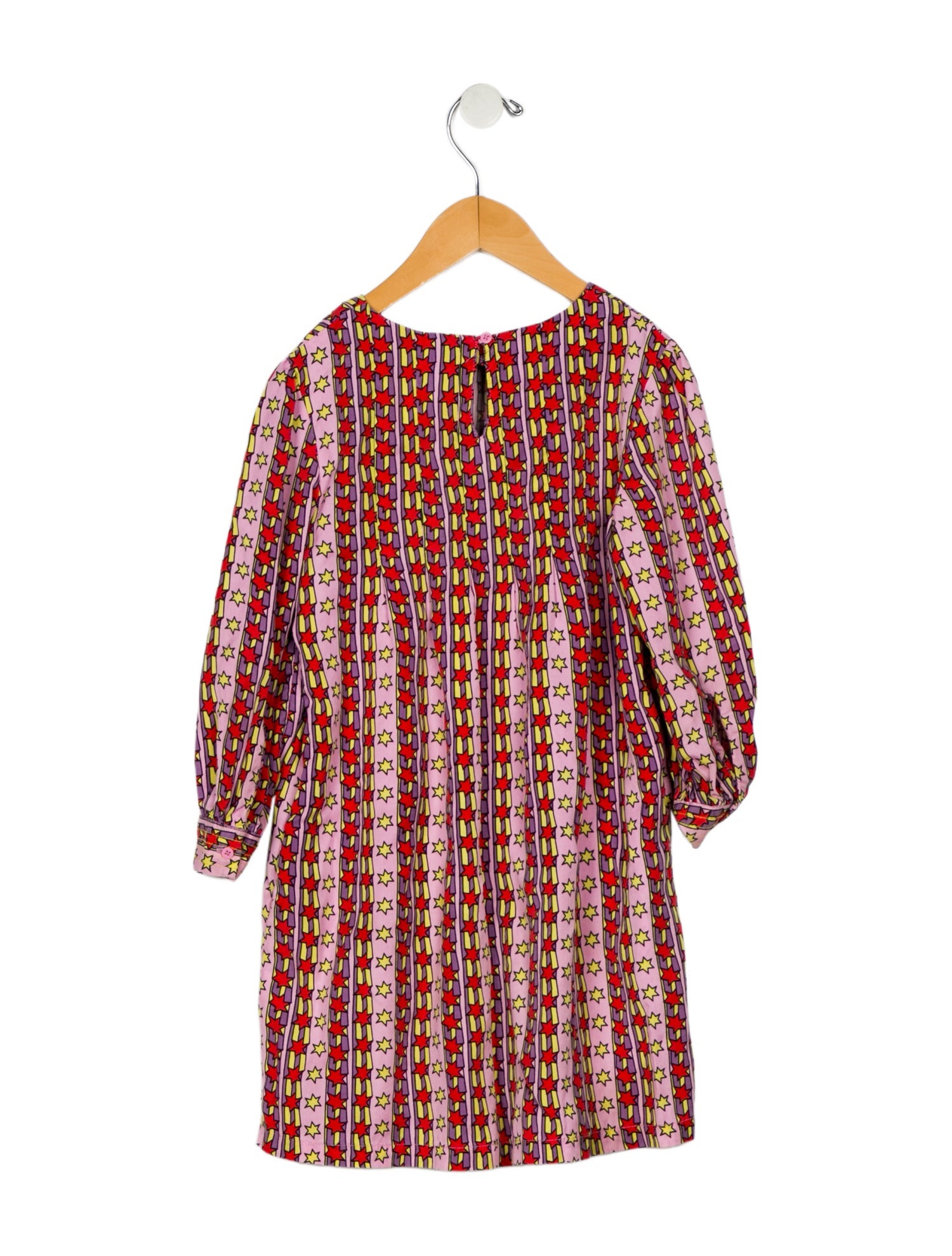 Stella McCartney Toddler Girls Button Closure Pattern Printed Dress