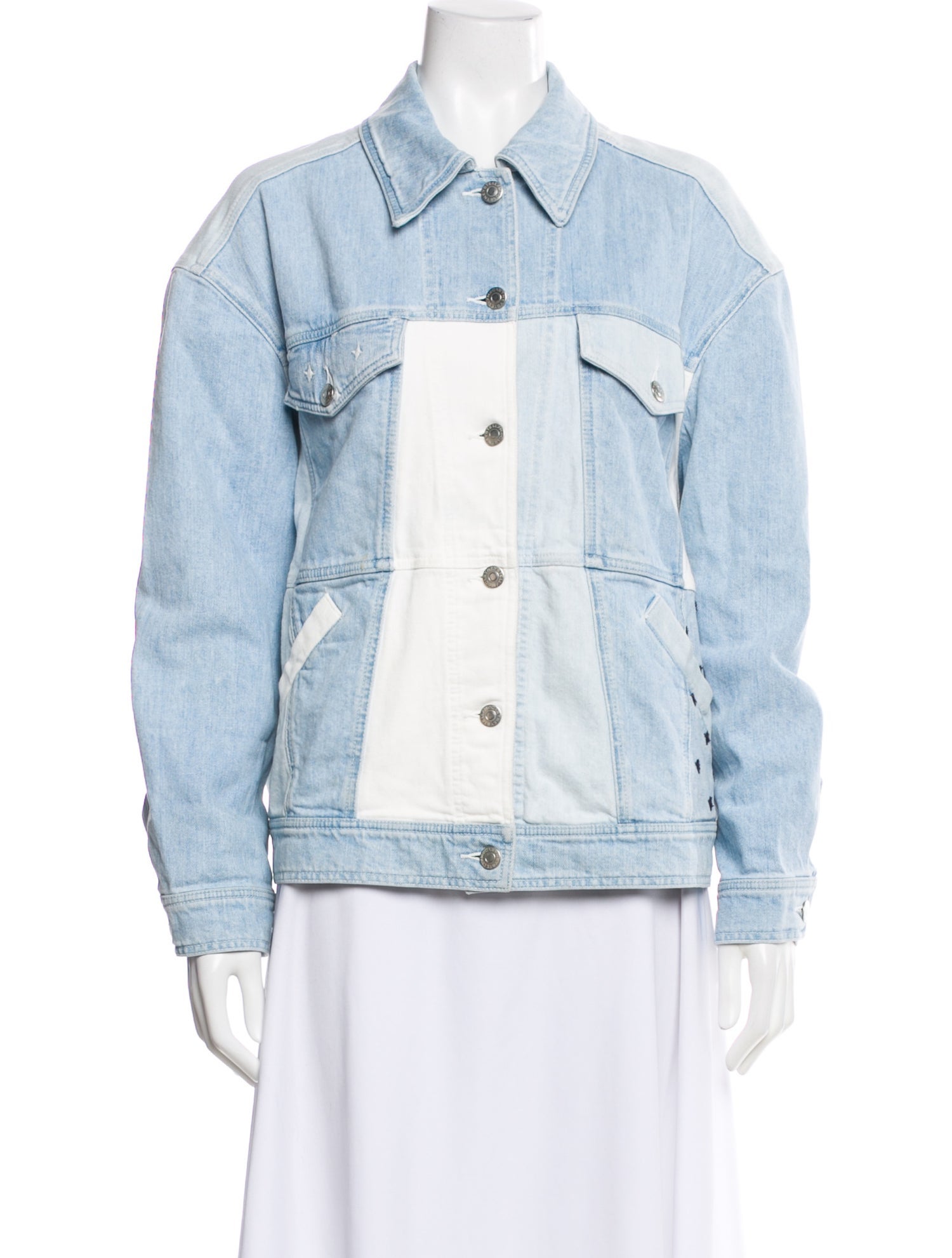 Stella McCartney Tie-Dye Print Denim Jacket