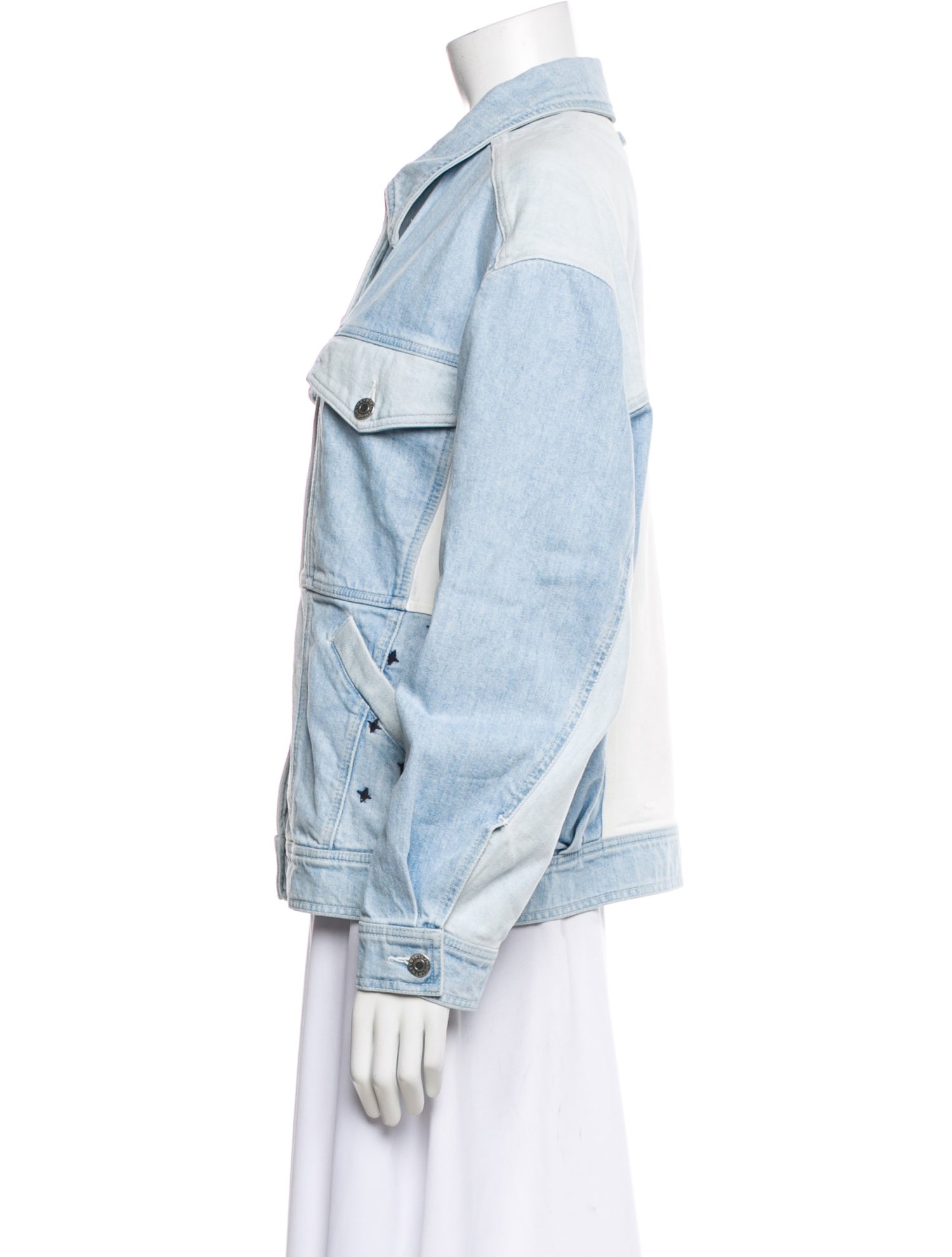 Stella McCartney Tie-Dye Print Denim Jacket