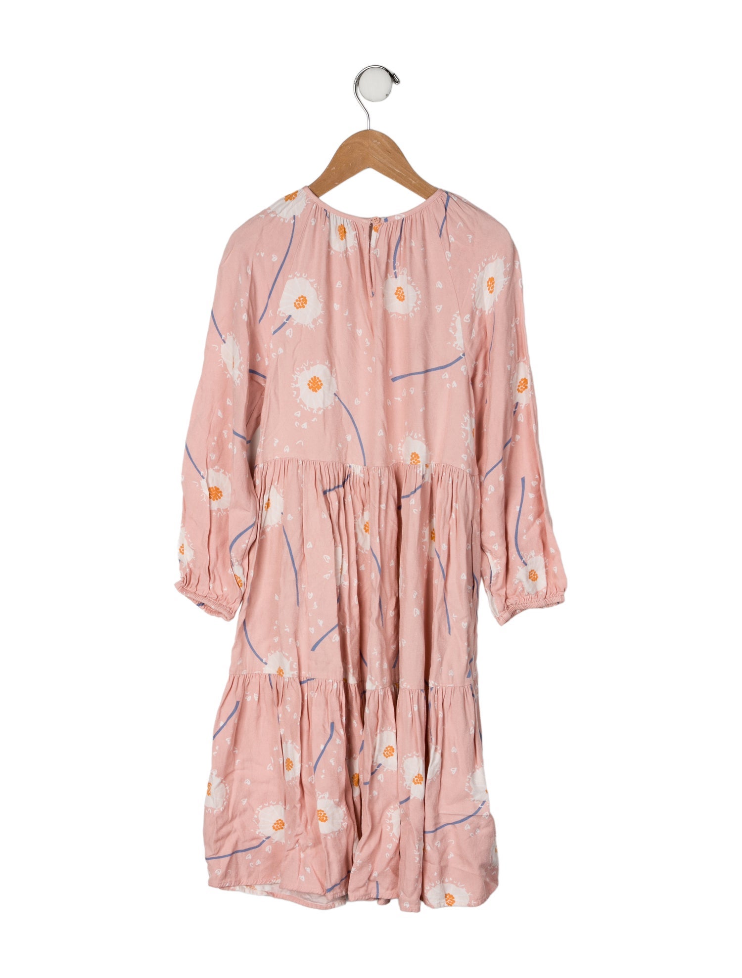 Stella McCartney Long Sleeve Floral Print Dress