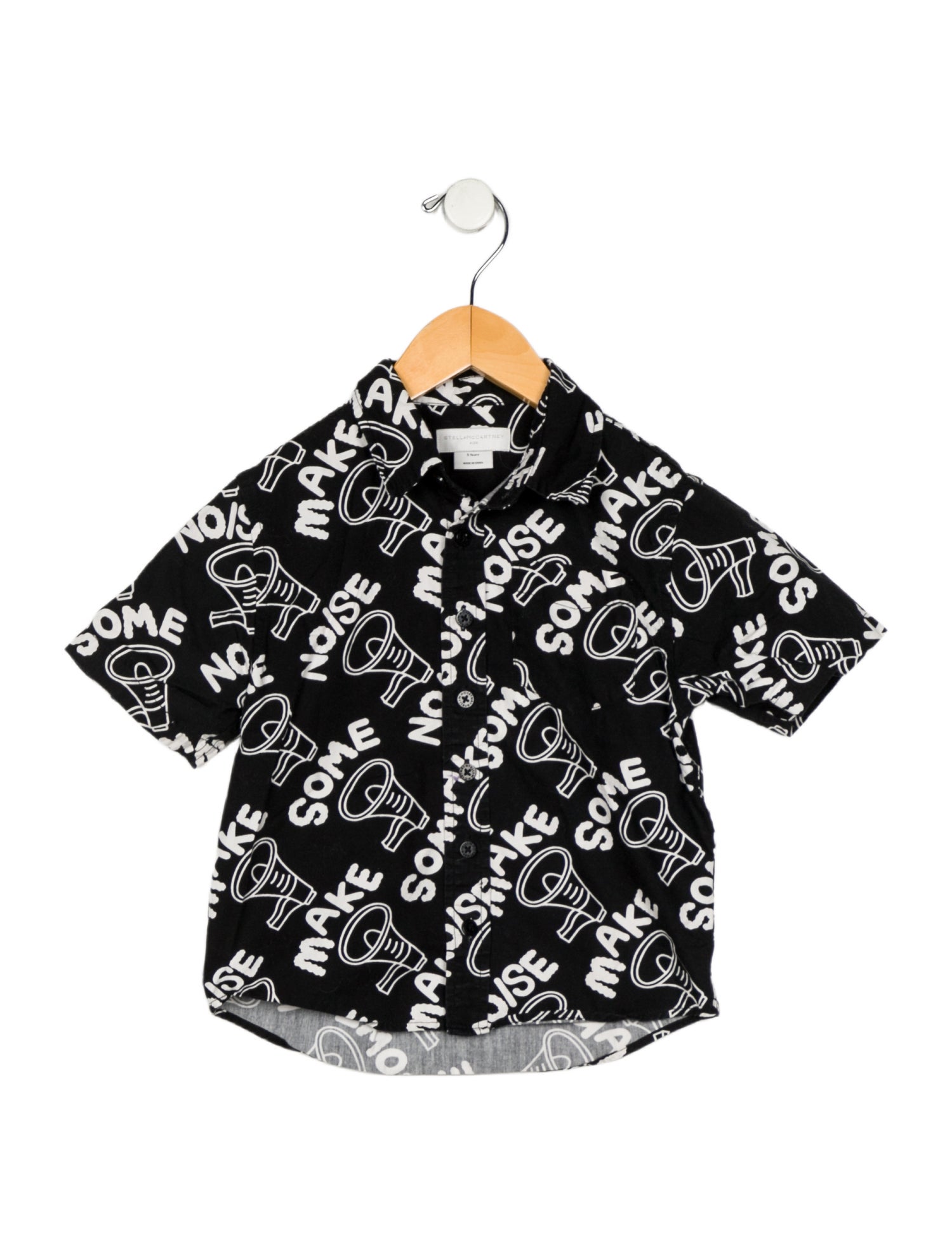 Stella McCartney Boys' Graphic Button up Shirt