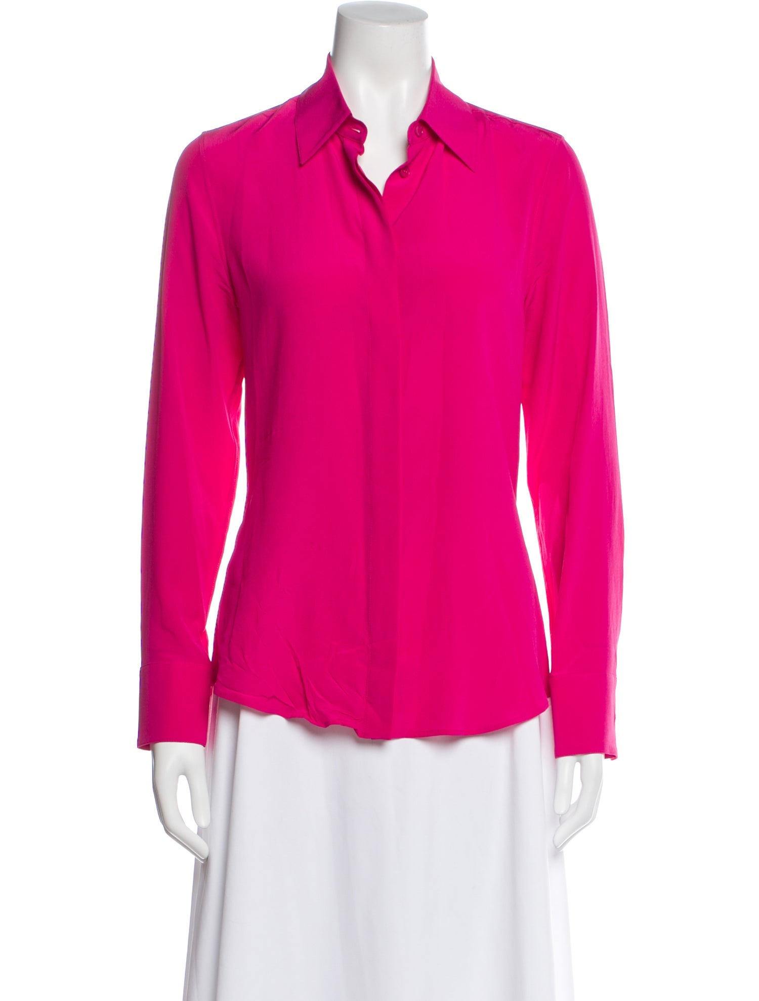 Stella McCartney Silk Long Sleeve Blouse