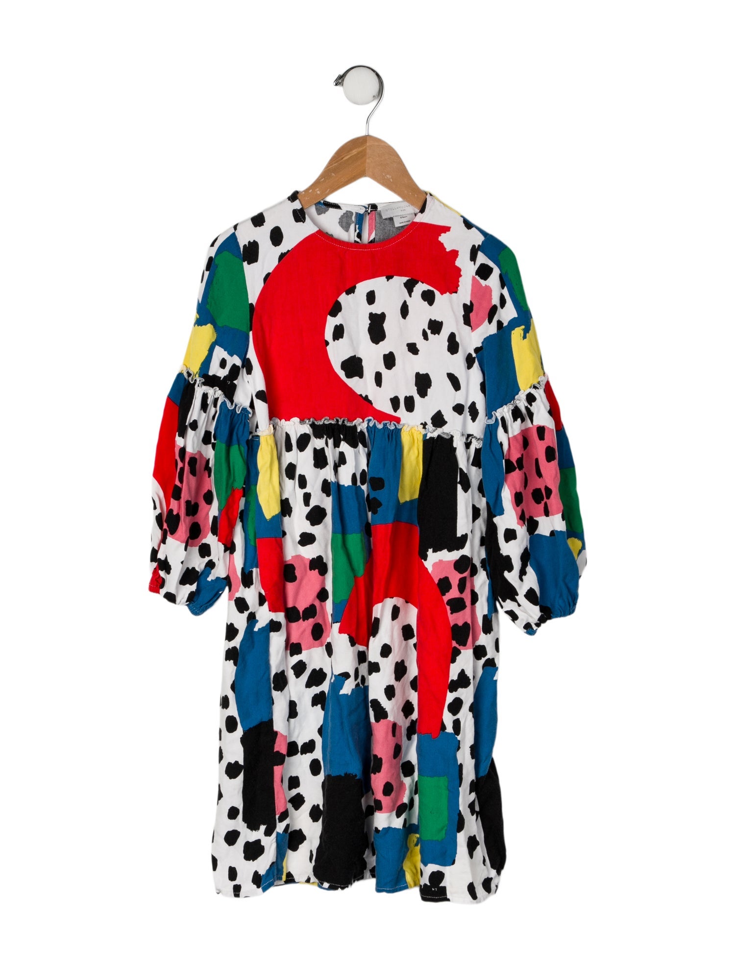 Stella McCartney All Over Print Long Sleeve Dress