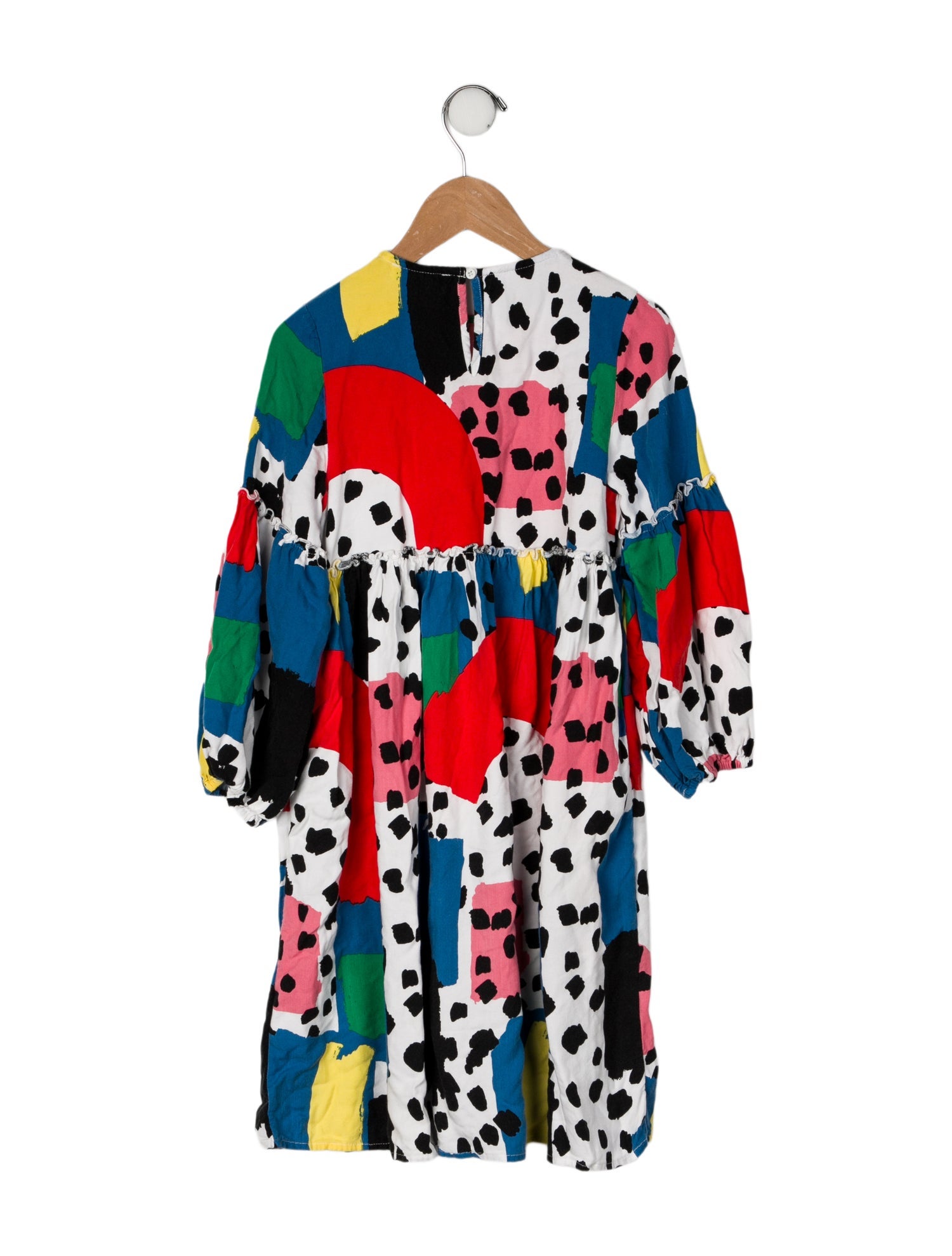 Stella McCartney All Over Print Long Sleeve Dress