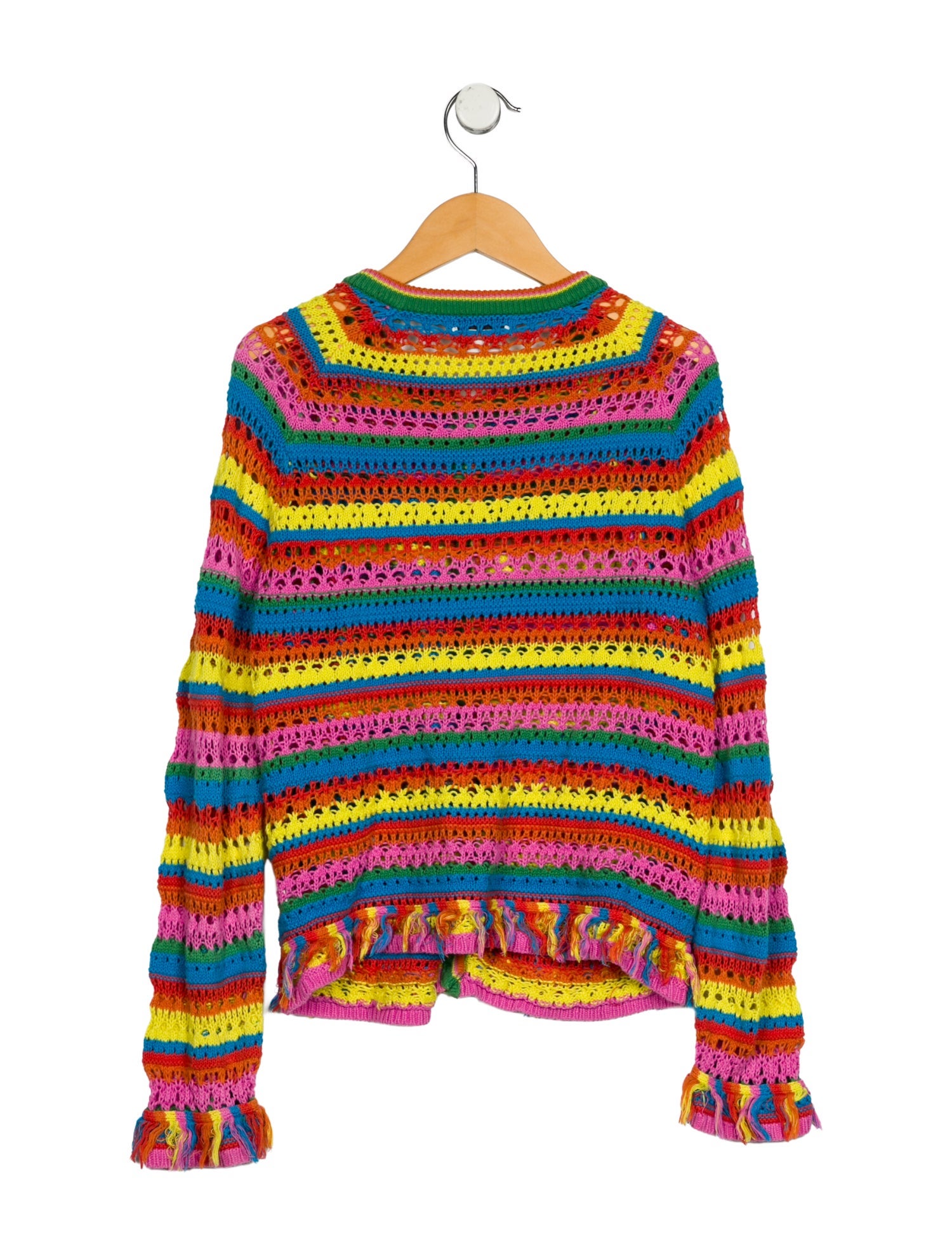 Stella McCartney Girls Multicolor Cotton Sweater