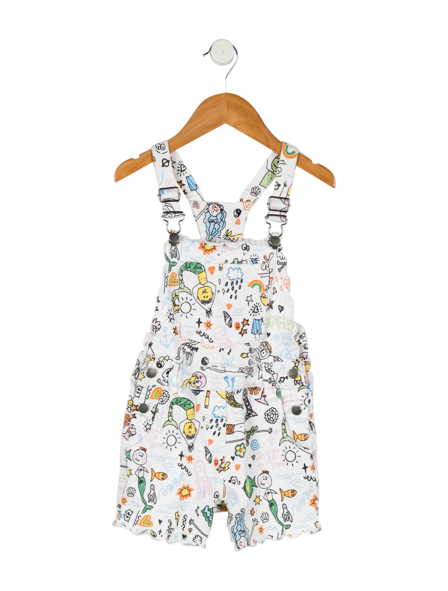 Stella McCartney Denim Drawings Overall