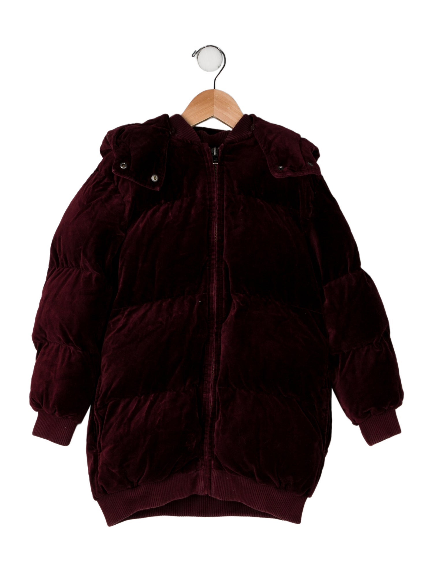 Stella McCartney Solid Velvet Coat