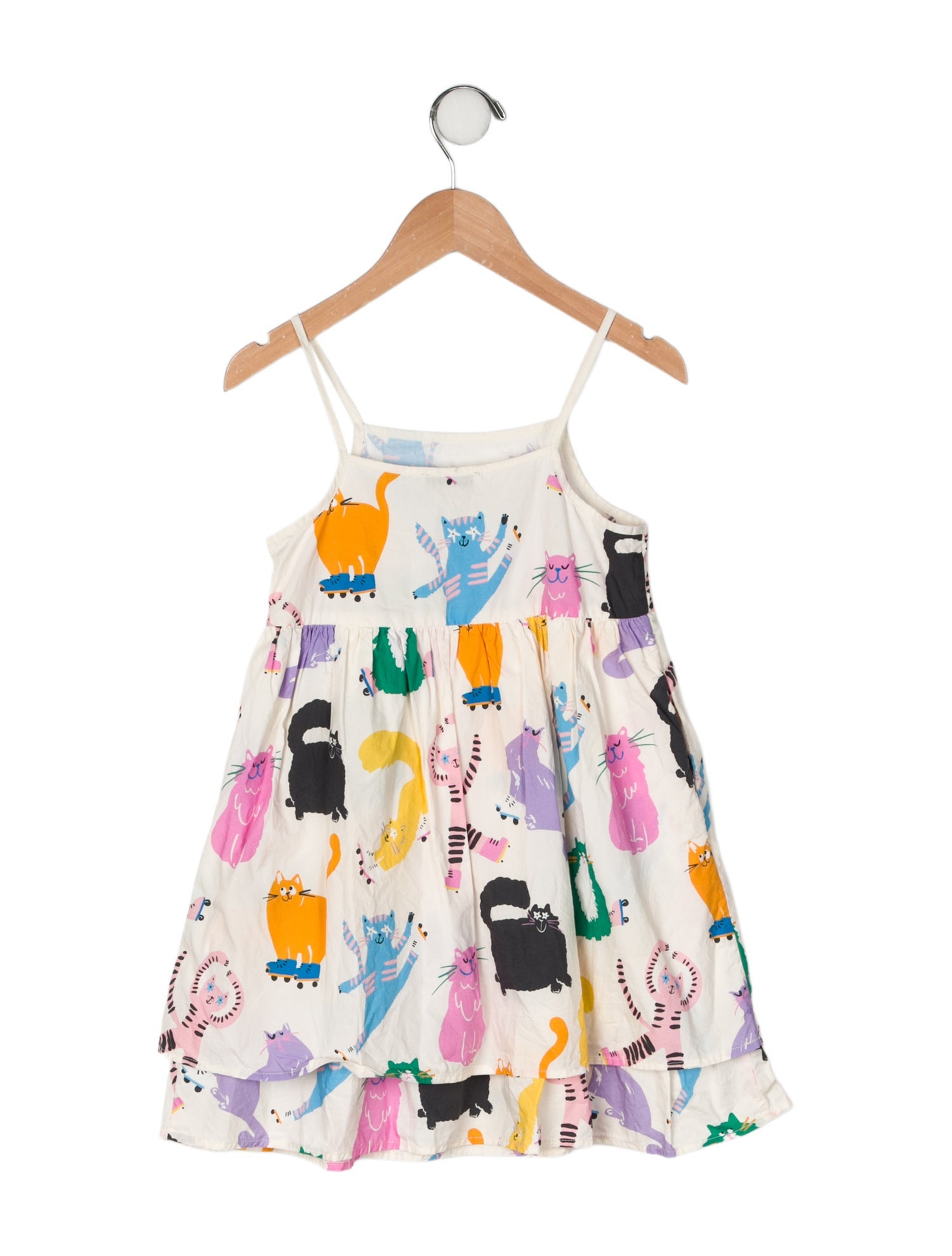 Stella McCartney Cotton All Over Print Sleeveless Dress