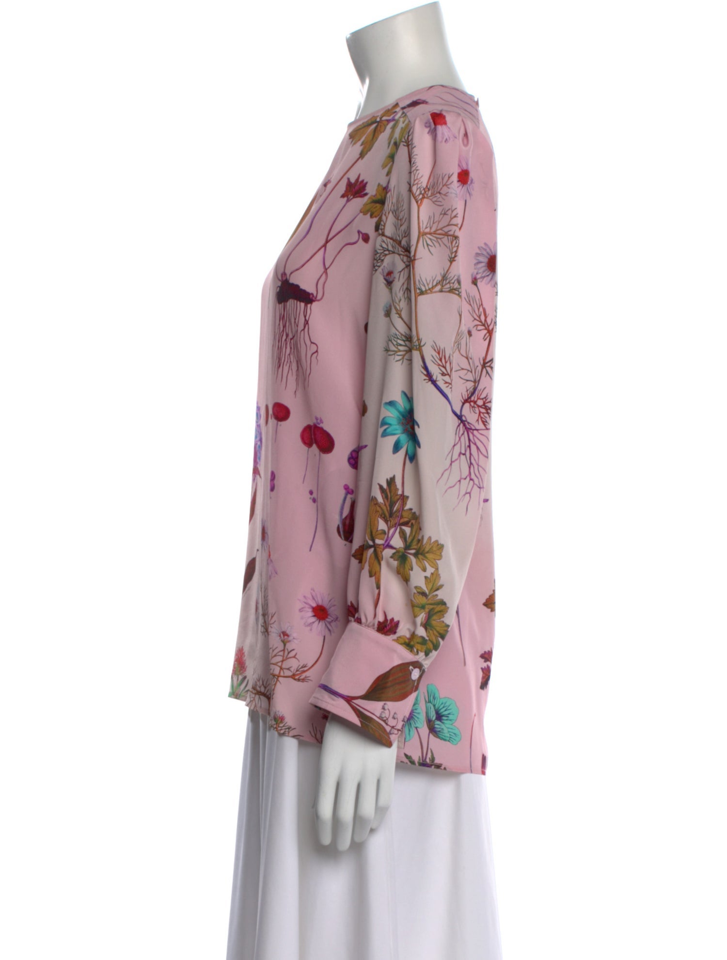 Stella McCartney Silk Floral Print Blouse