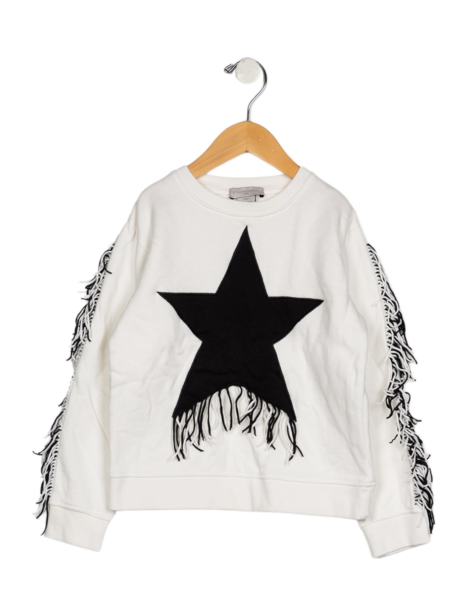 Stella McCartney Girls Pattern Printed Tassel Embellished Sweatshirt