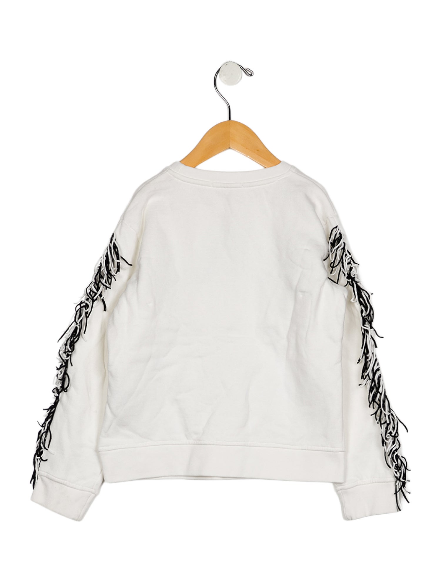 Stella McCartney Girls Pattern Printed Tassel Embellished Sweatshirt