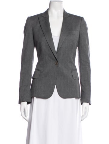 Pre-owned Stella Mccartney Wool Blazer In Gray